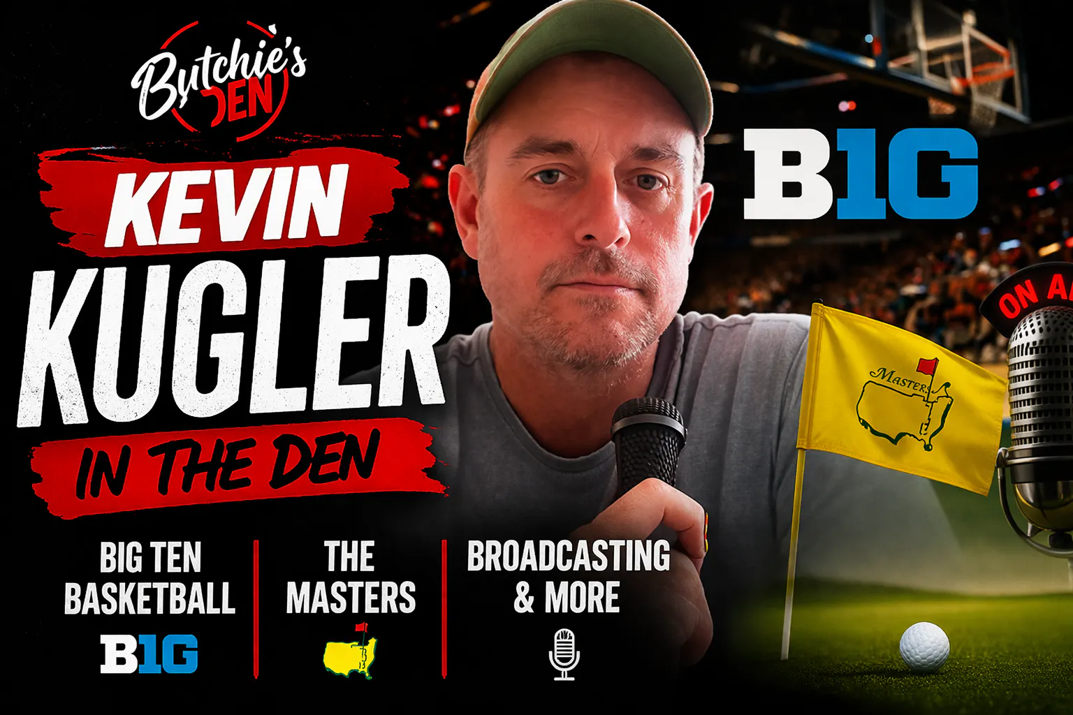 Kevin Kugler in the Den | Big Ten Basketball, The Masters, Broadcasting & More Kevin Kugler in the Den | Big Ten Basketball, The Masters, Broadcasting & More