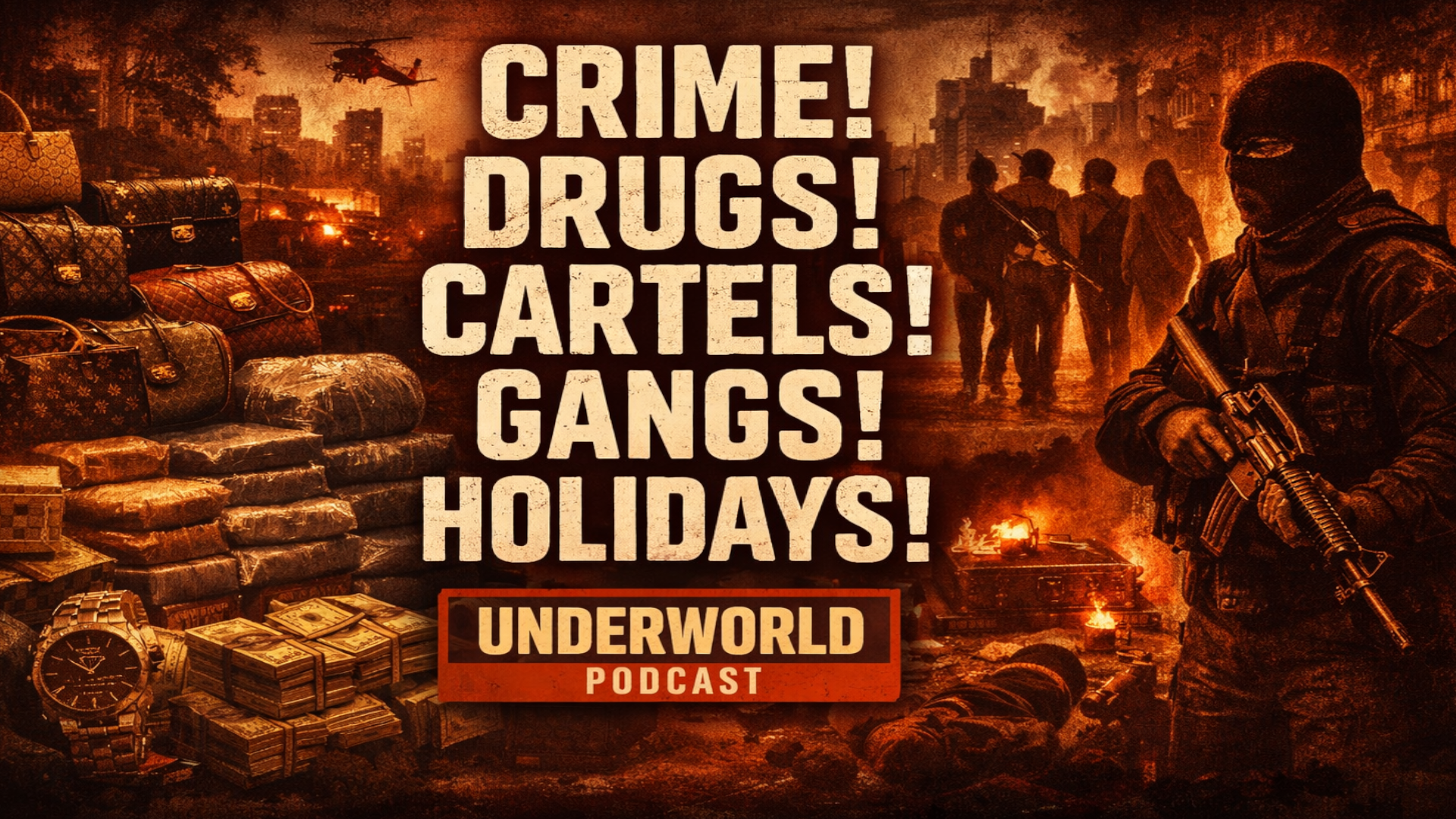 Crime! Drugs! Cartels! Gangs! Holidays!