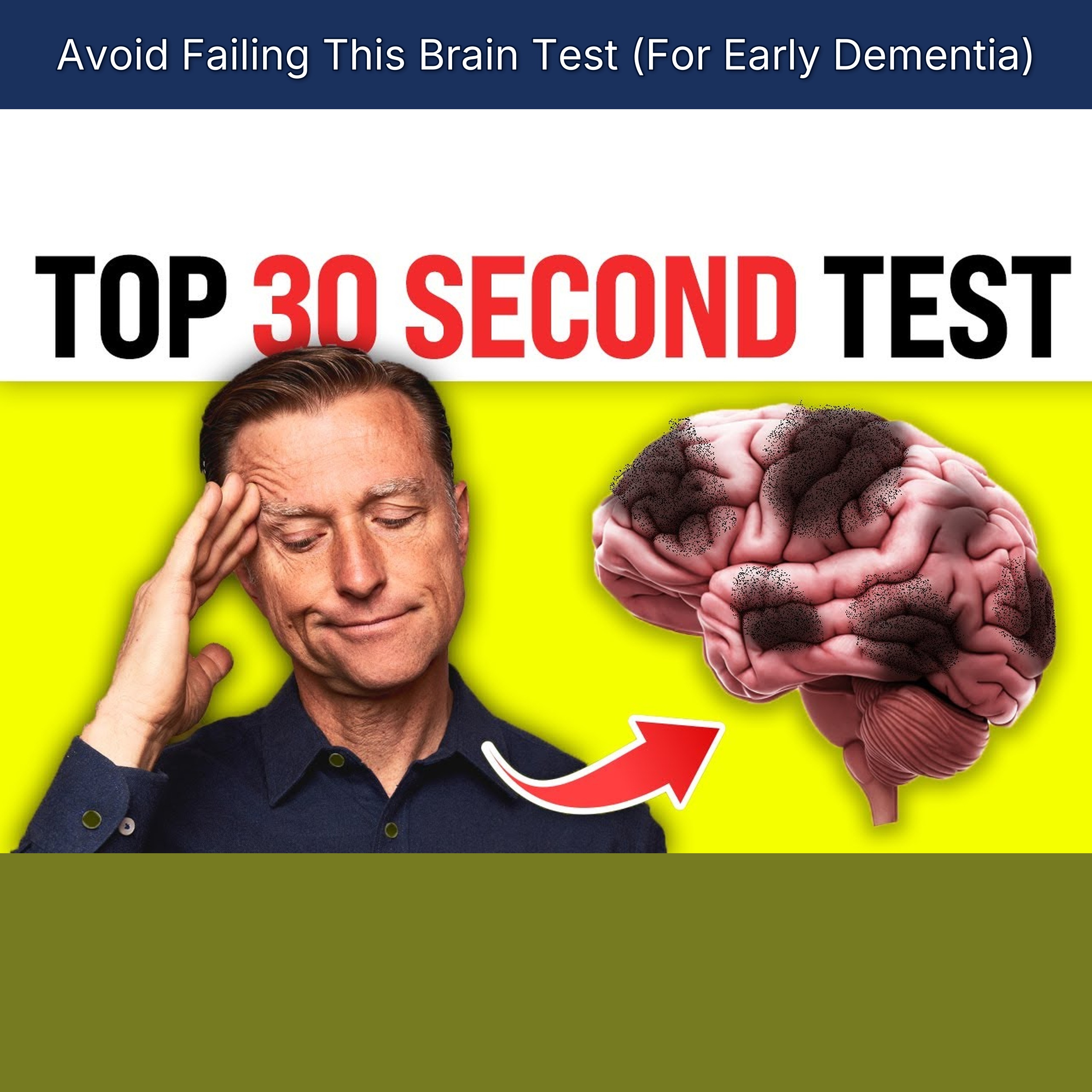 Avoid Failing This Brain Test (For Early Dementia) episode artwork