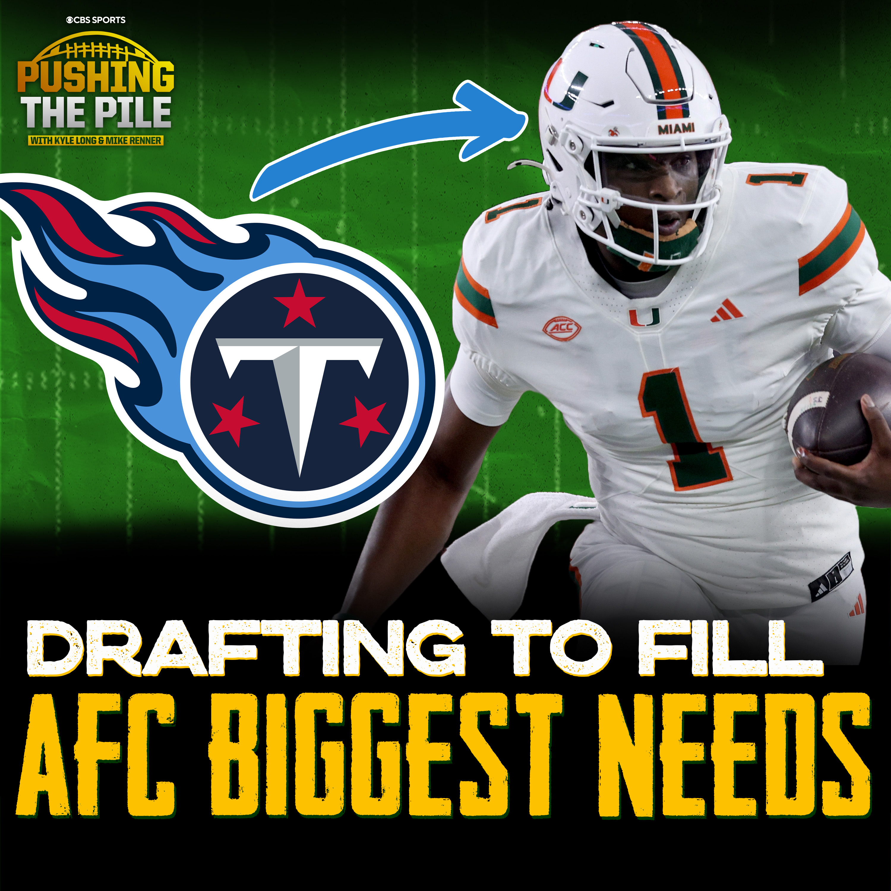 Cam Ward Pro Day Recap + Filling Every AFC Team's Biggest Remaining Need Through the Draft