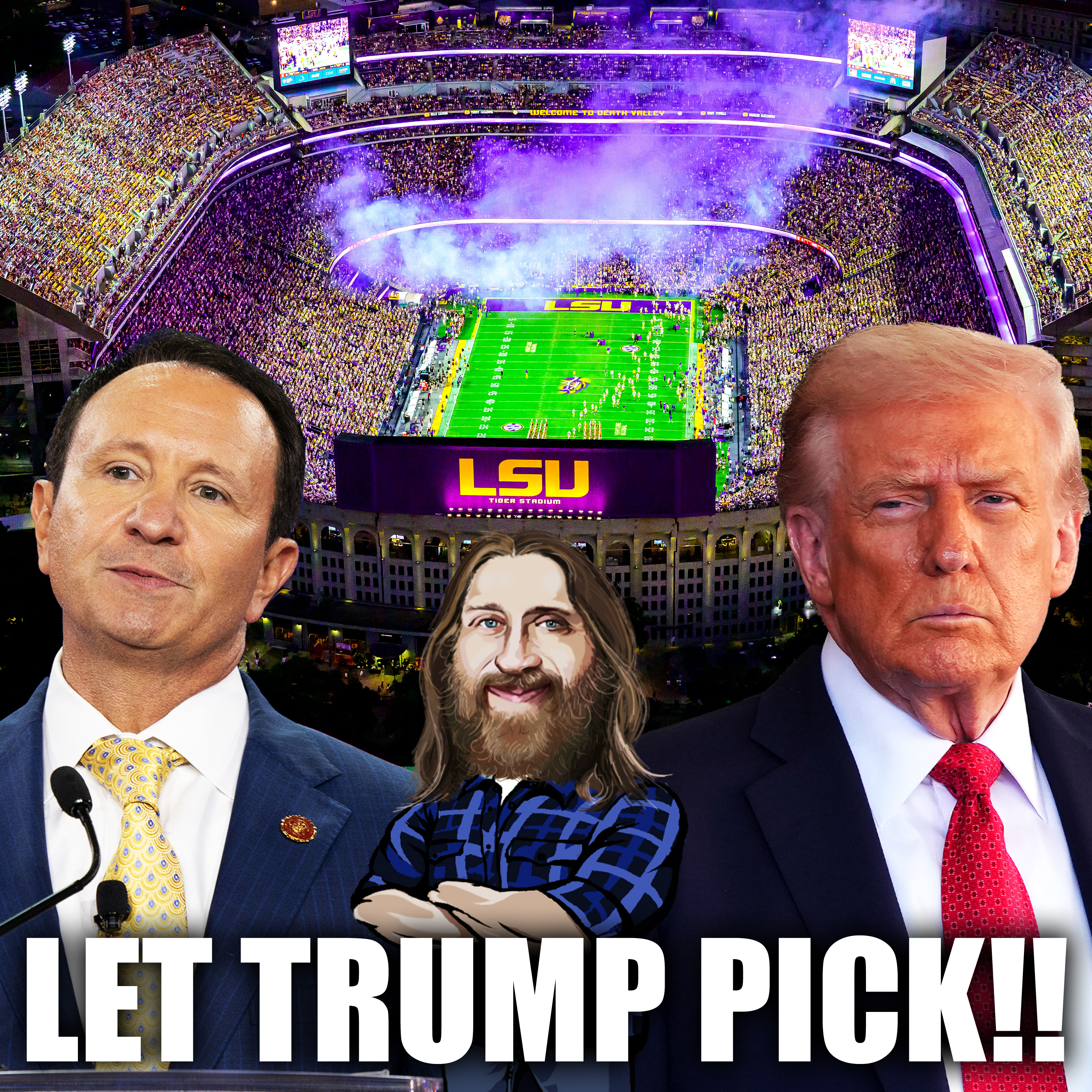 Louisiana Governor's Orders: No LSU Coach Gets Hired Without My Playbook + 2025 Thursday Night Mowing League Champ | episode artwork