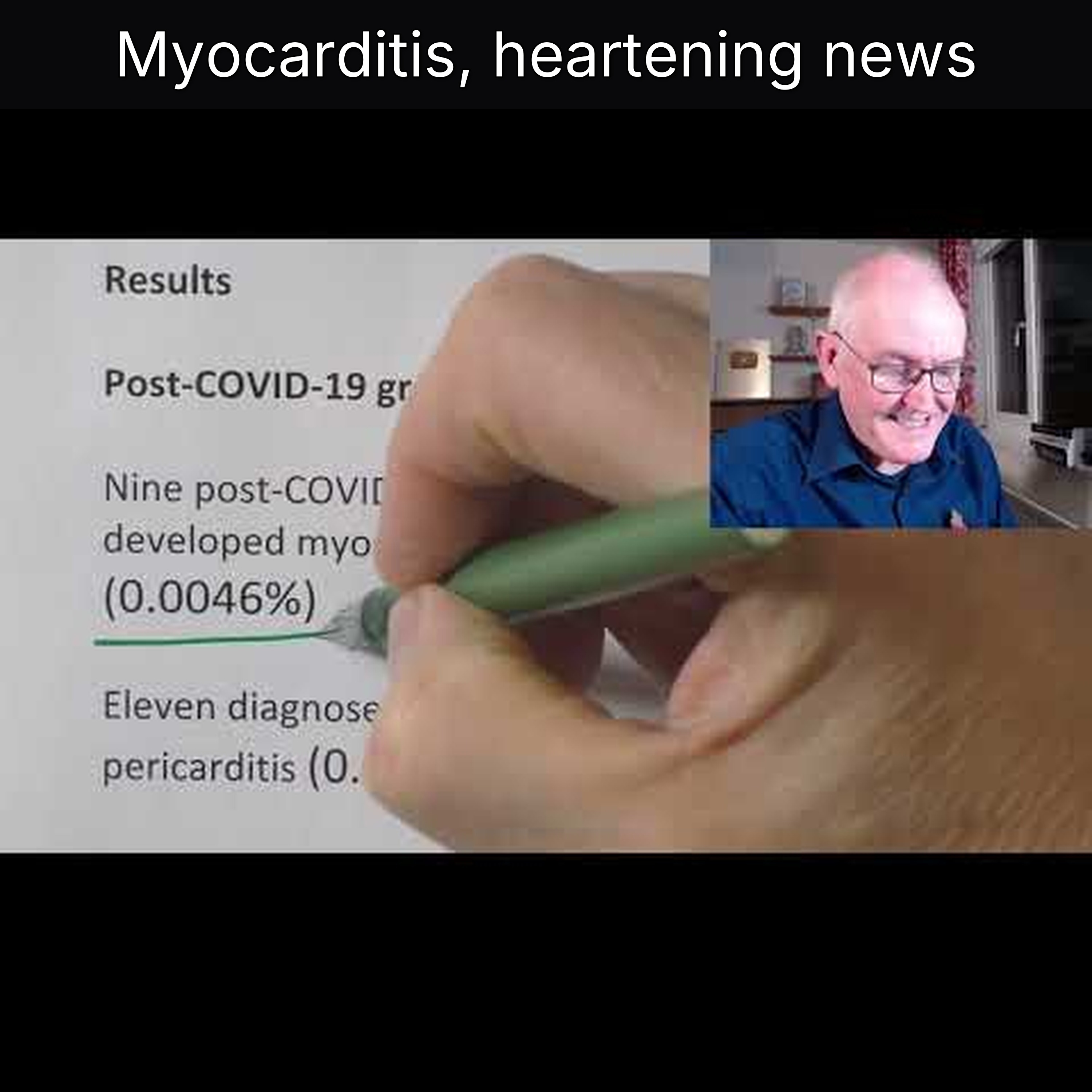 Myocarditis, heartening news