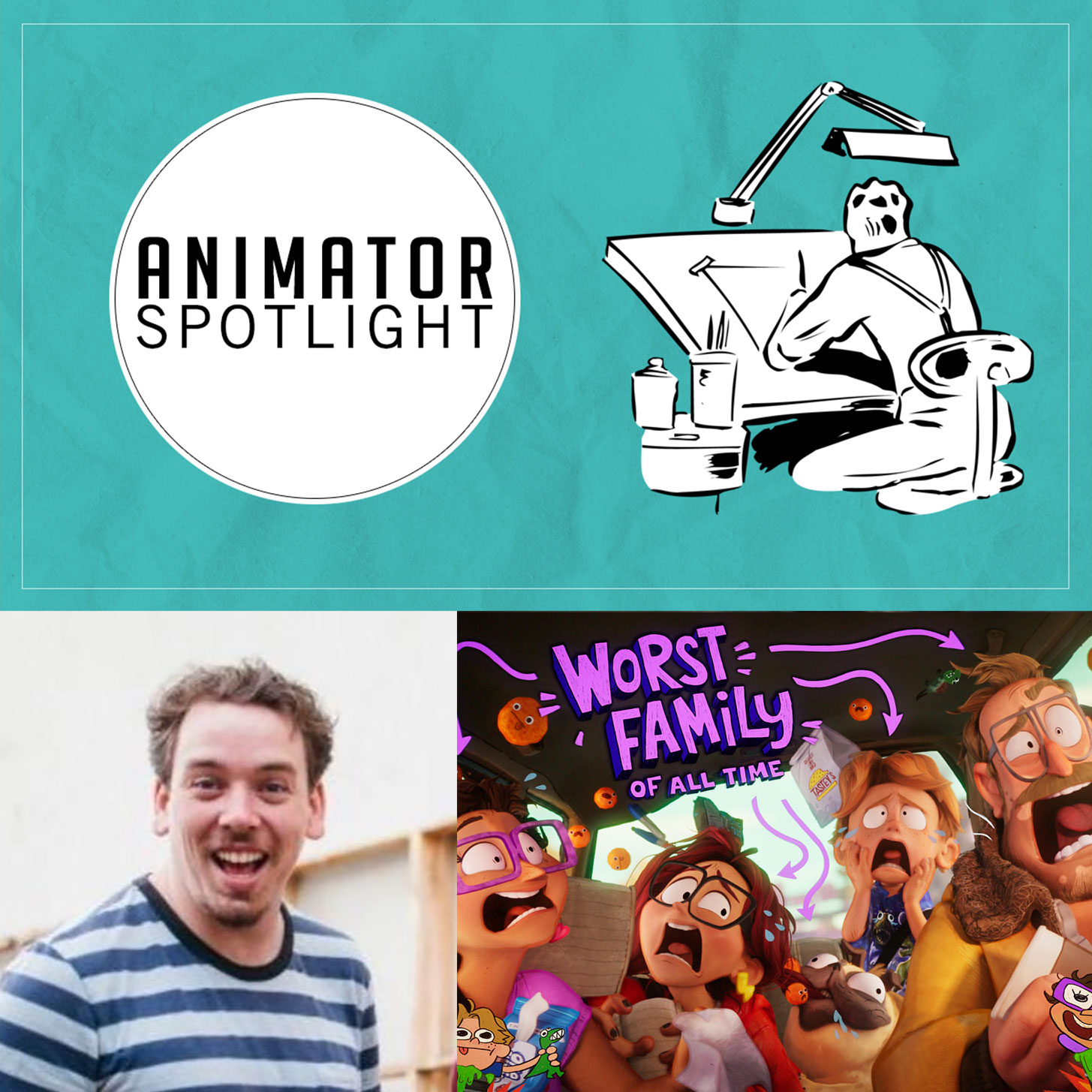 Animator Spotlight: Director Mike Rianda (The Mitchells vs the Machines) episode artwork
