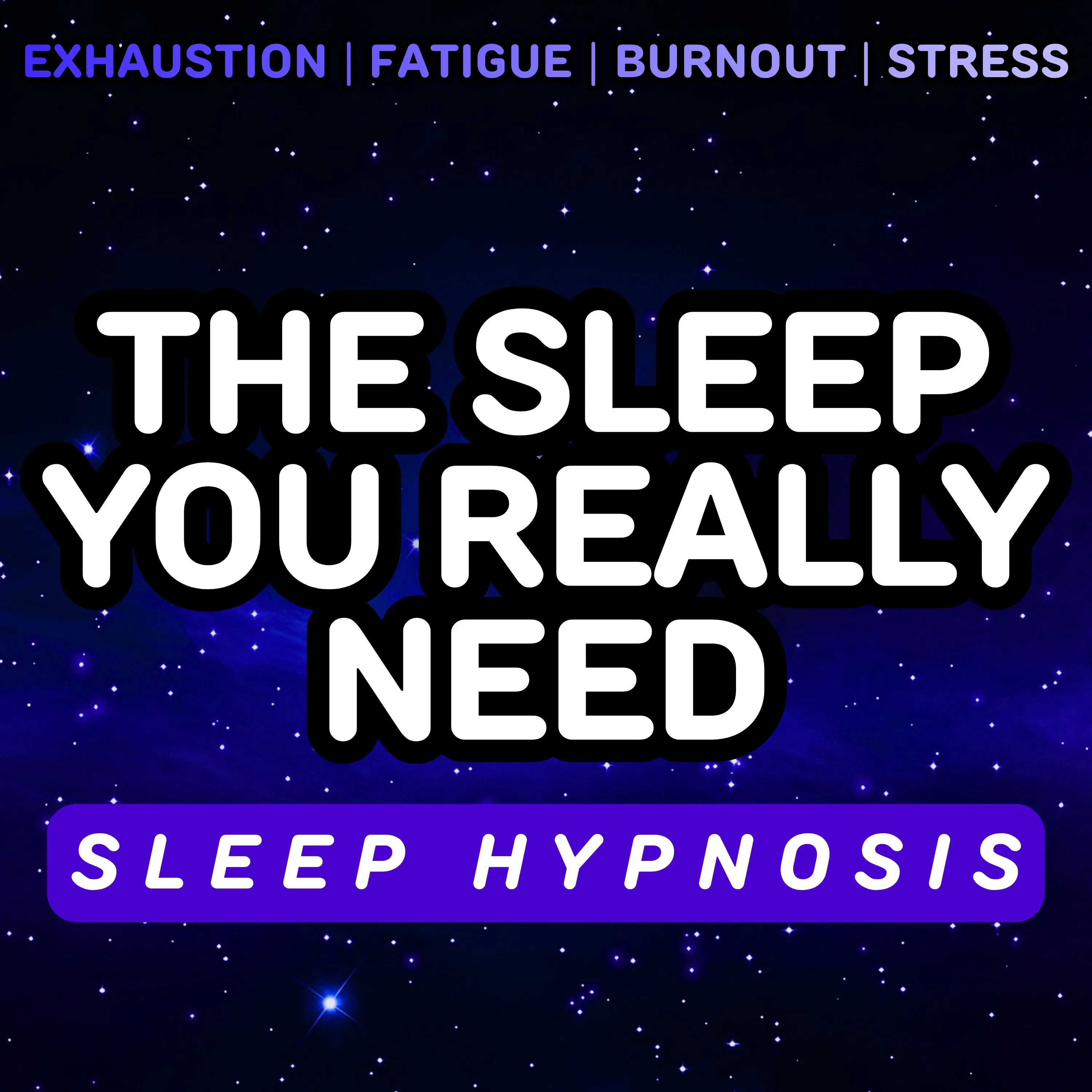 FULL NIGHT HEALING SLEEP | Sleep Hypnosis for Exhaustion, Fatigue, Burnout