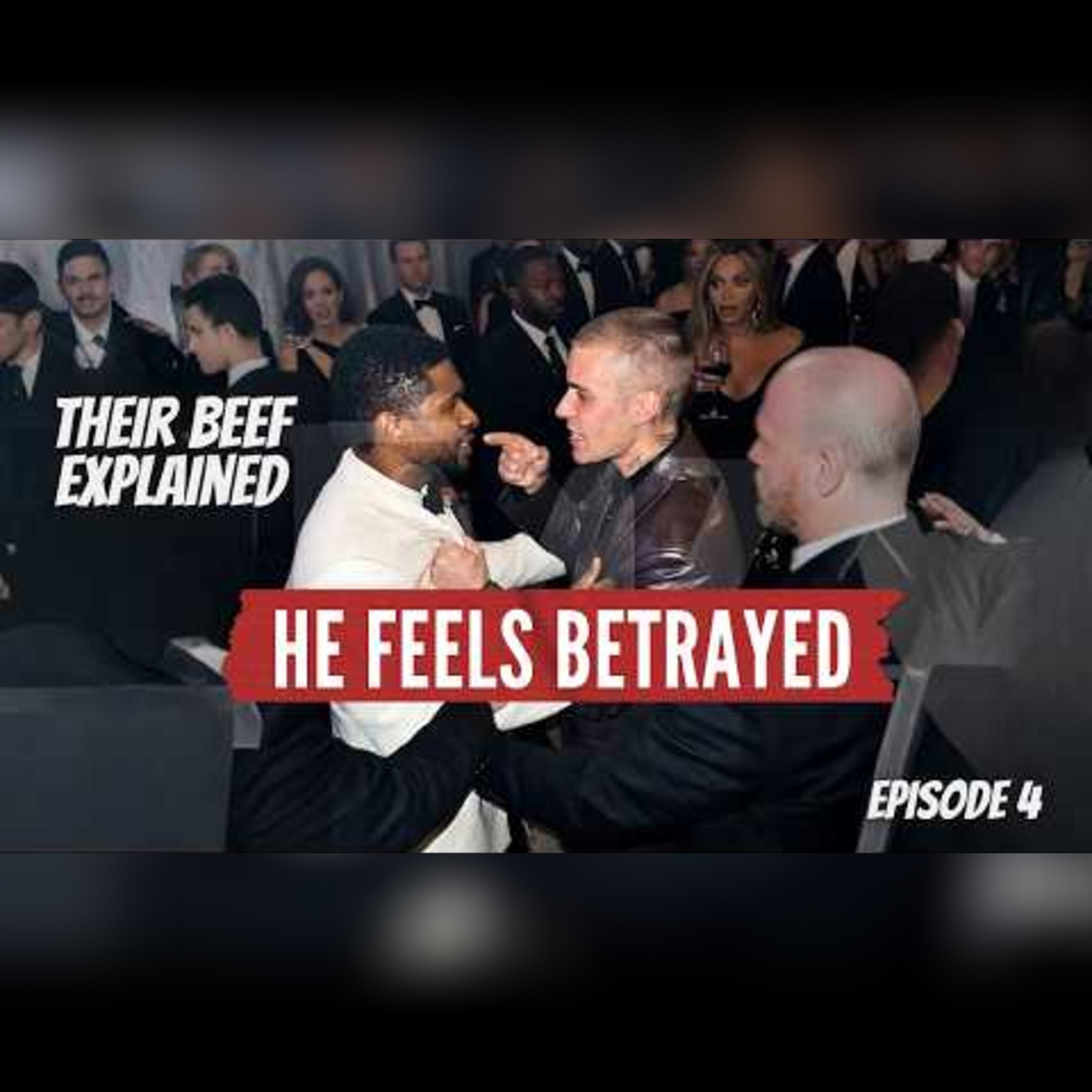 Justin Bieber's Feud with Usher Explained: Oscars after party fight episode artwork