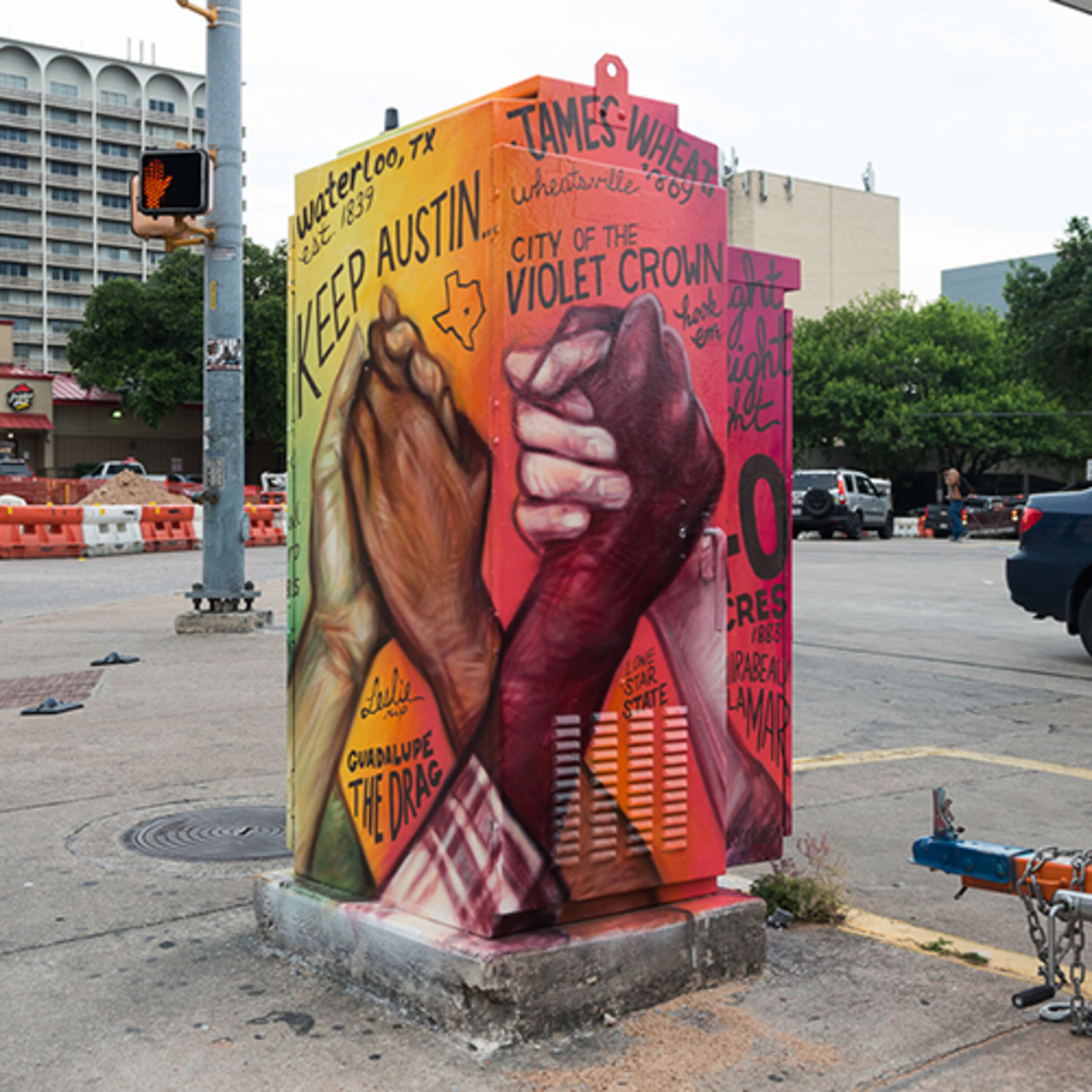 Sonia Garcia on utility art project around Austin episode artwork