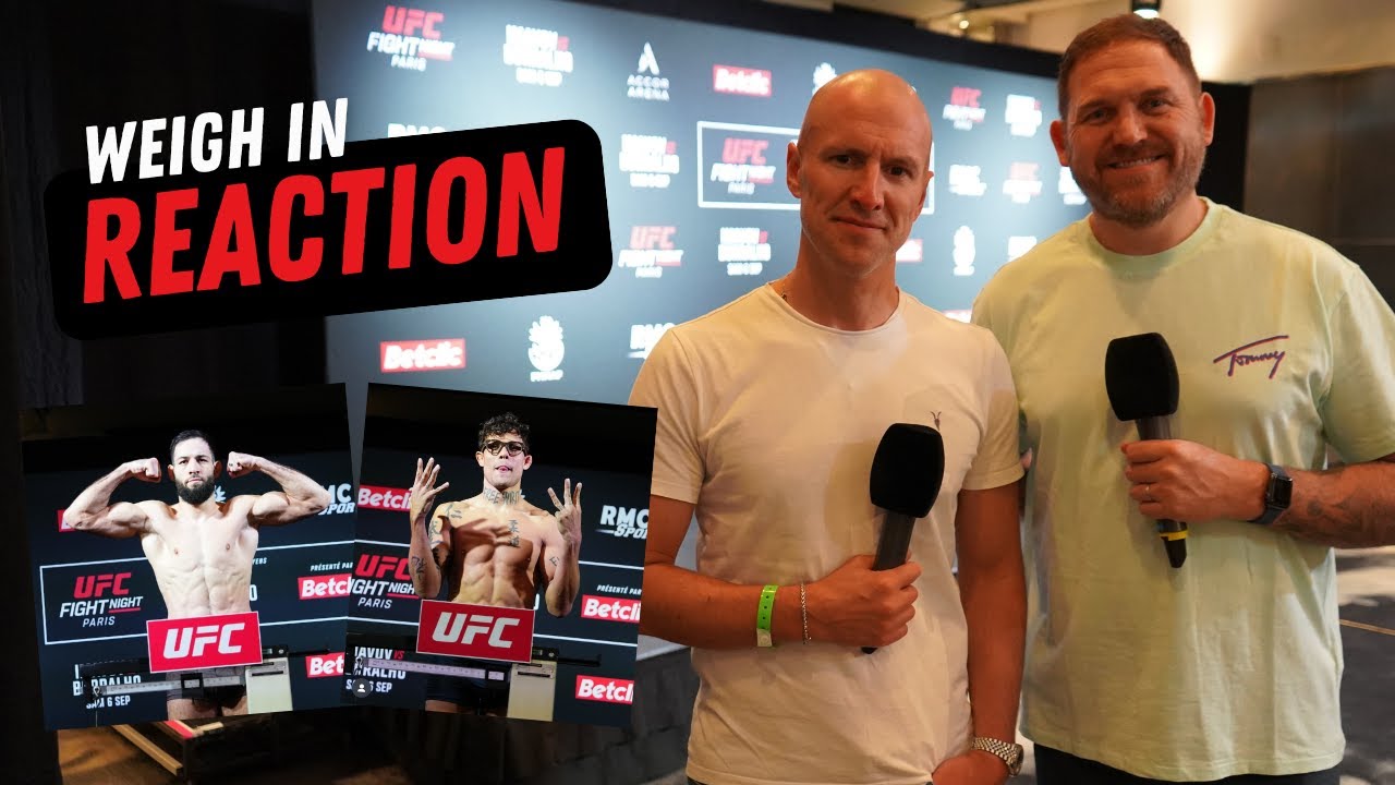 Pitbull v Keita is OFF! UFC PARIS weigh in REACTION
