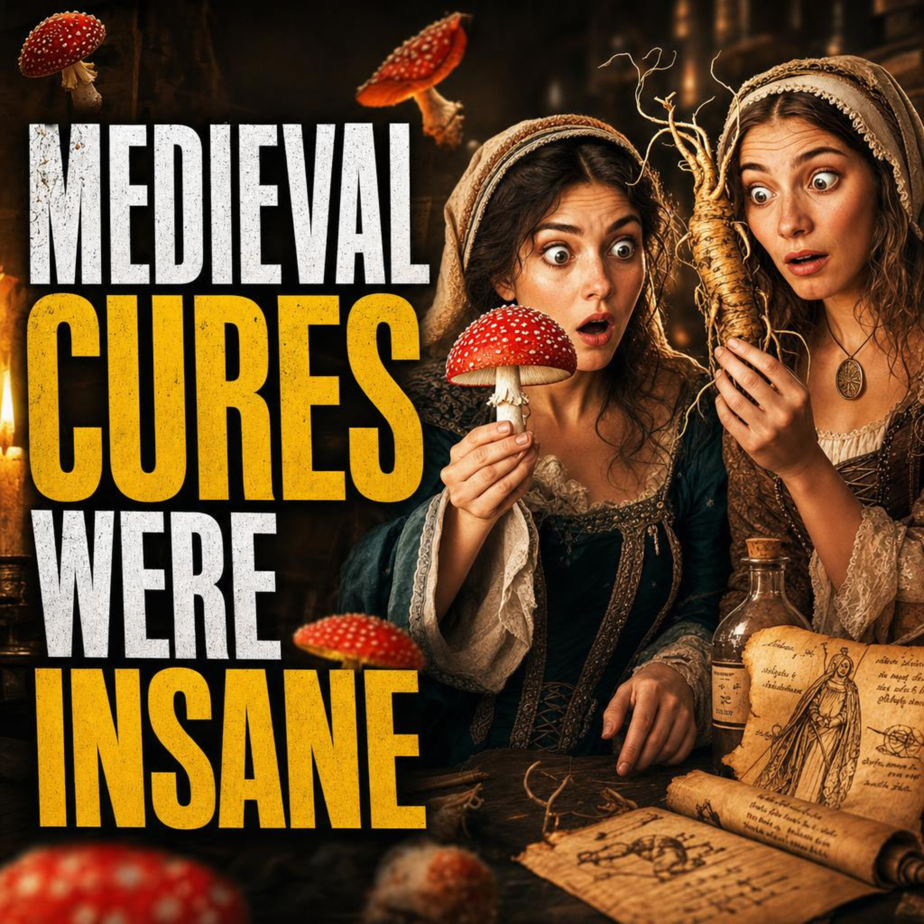 When Did Humans Start "Using" Mushrooms? - and more | Boring History For Sleep