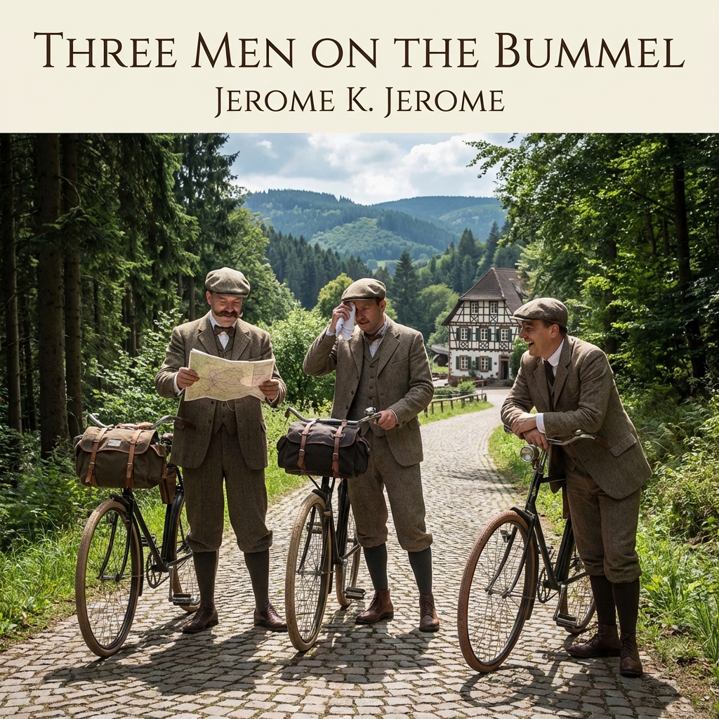 Three Men on the Bummel by Jerome K. Jerome ~ Full Audiobook [comedy]