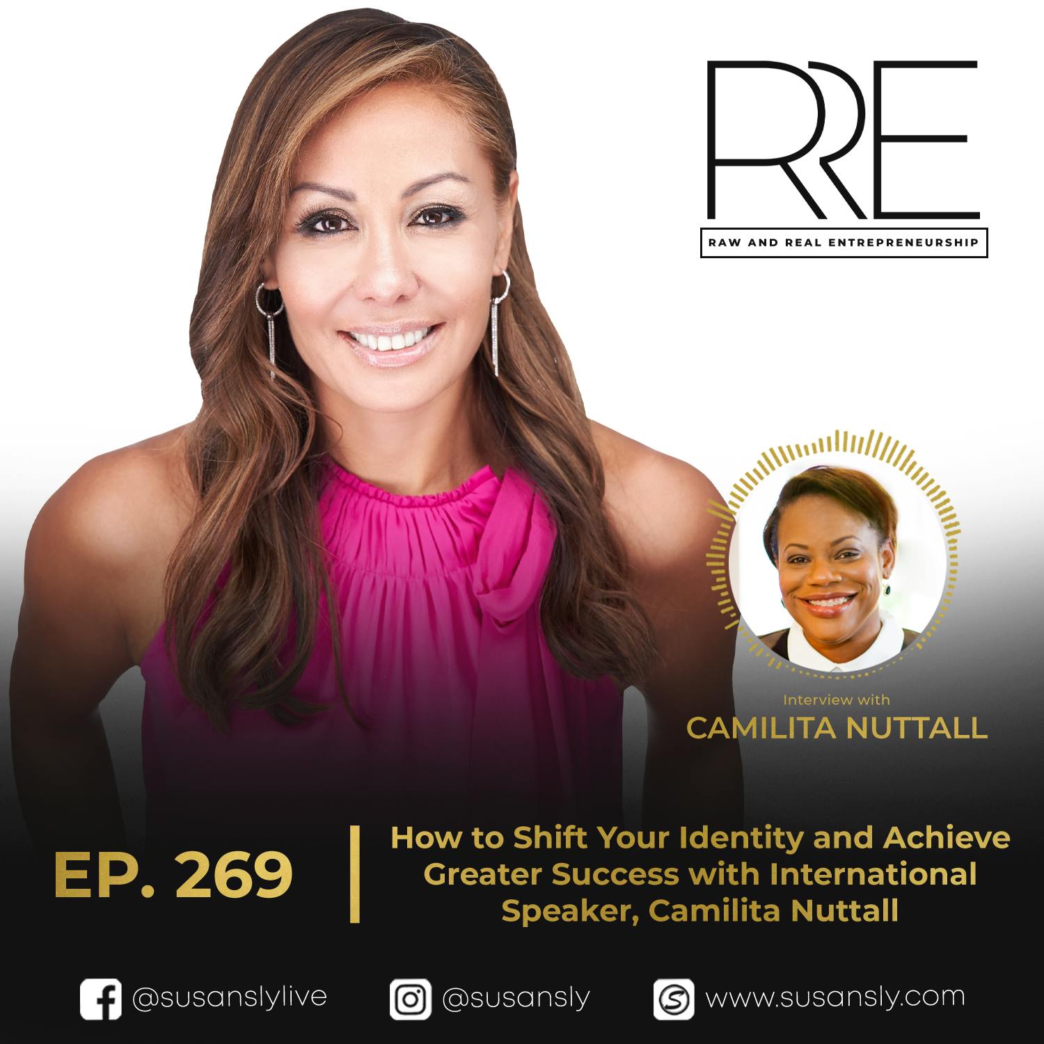 269. How to Shift Your Identity and Achieve Greater Success with International Speaker, Camilita Nuttall