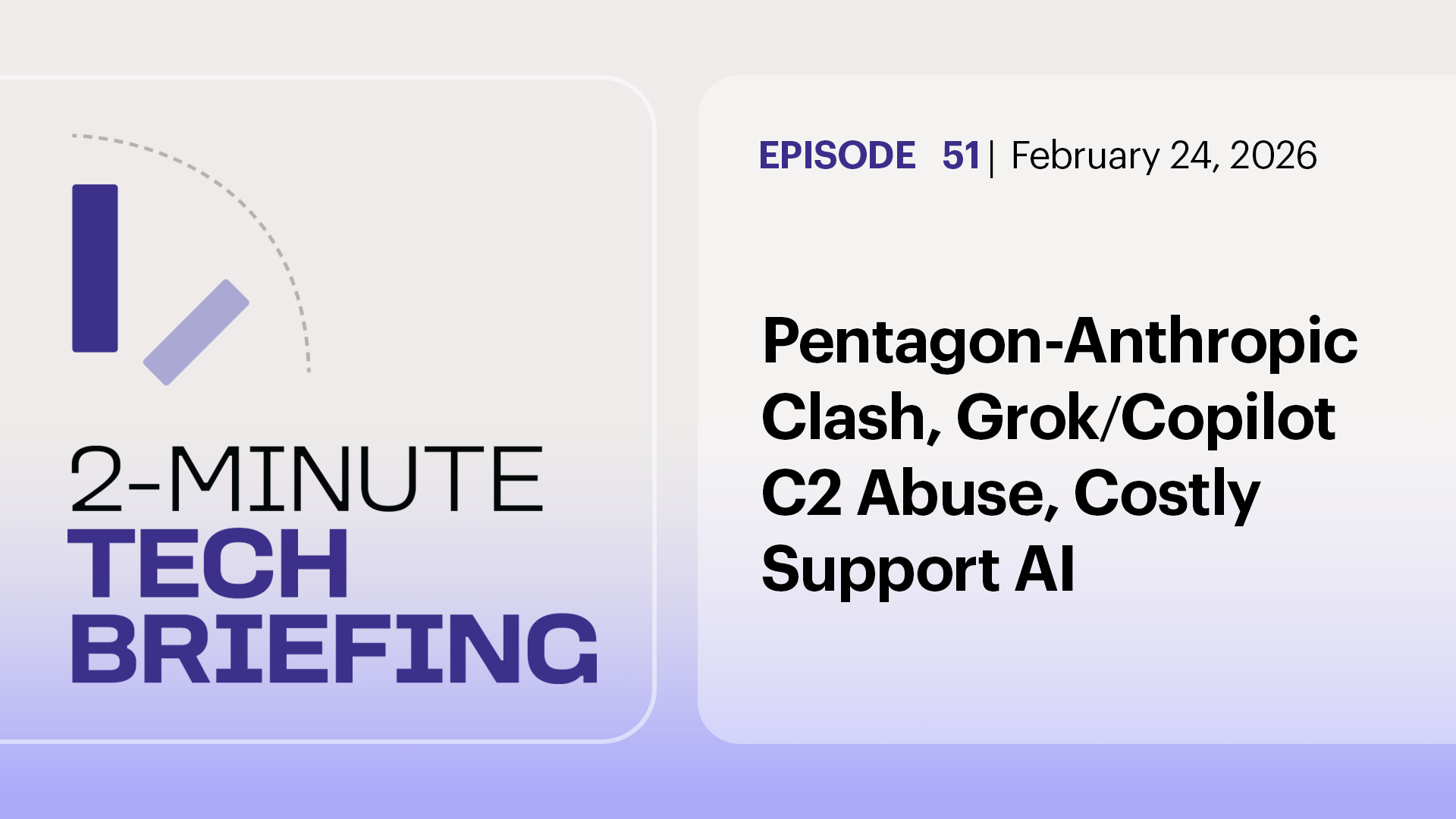 Pentagon-Anthropic Clash, Grok/Copilot C2 Abuse, Costly Support AI | Ep. 51