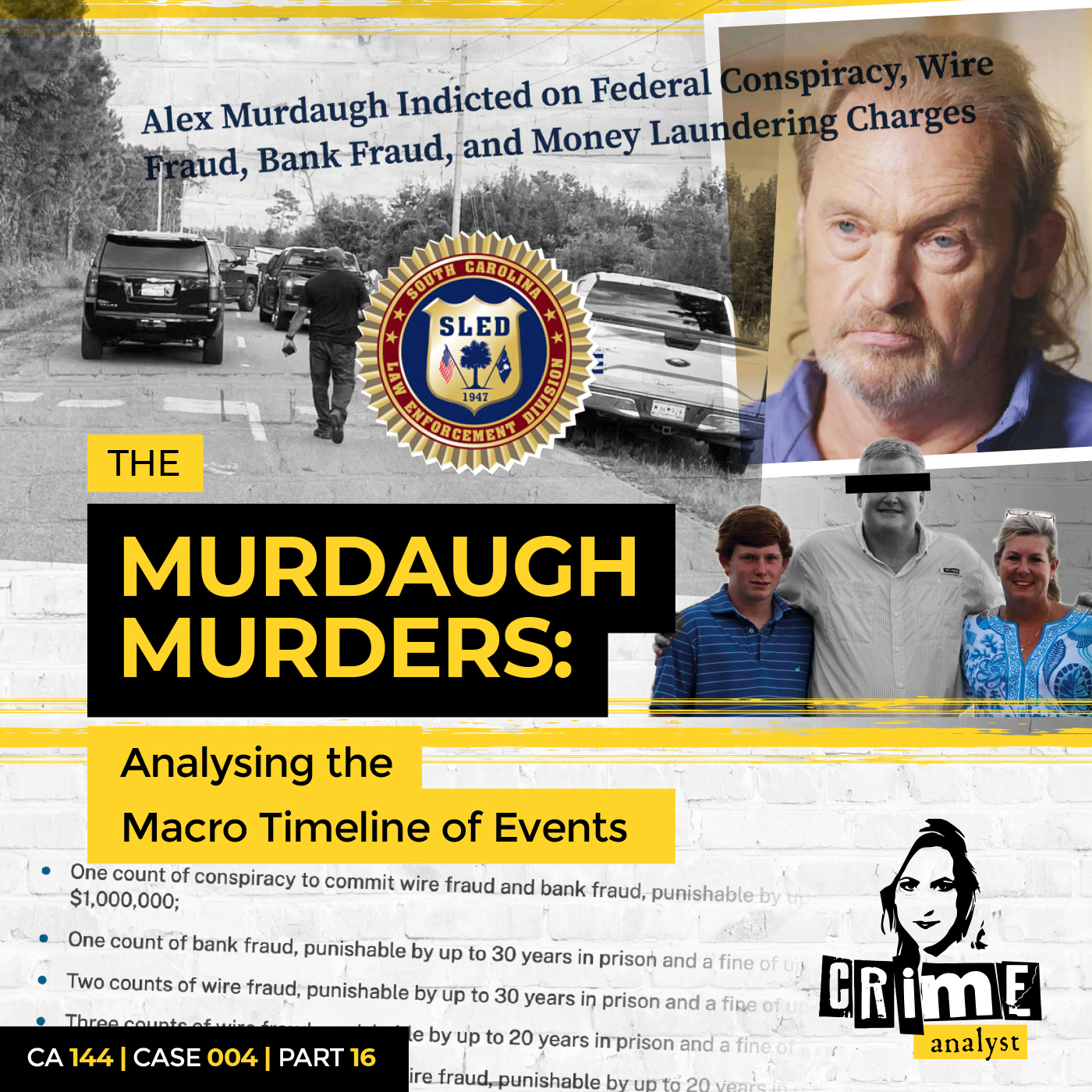 Ep 144: The Murdaugh Murders: The Macro Timeline continued Part 16