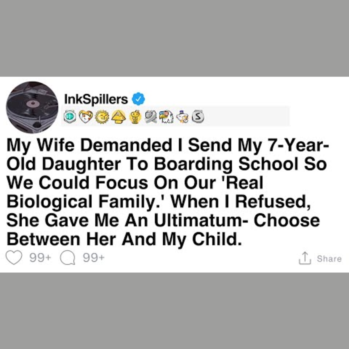 Ultimatum: Choosing Between My Wife and Child for Family Focus