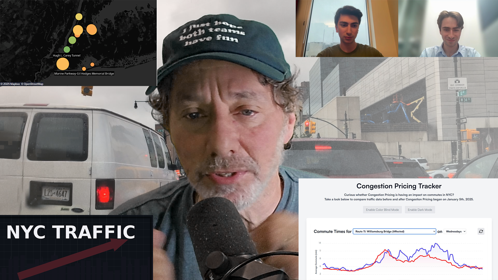 Is  NYC Traffic Back (Noam says it is)? Data Gurus on the NYC Congestion Pricing Experiment