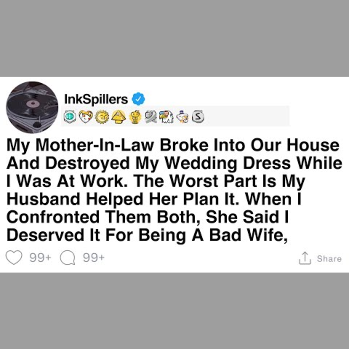 My Mother-In-Law Ruins Wedding Dress with My Husband's Help