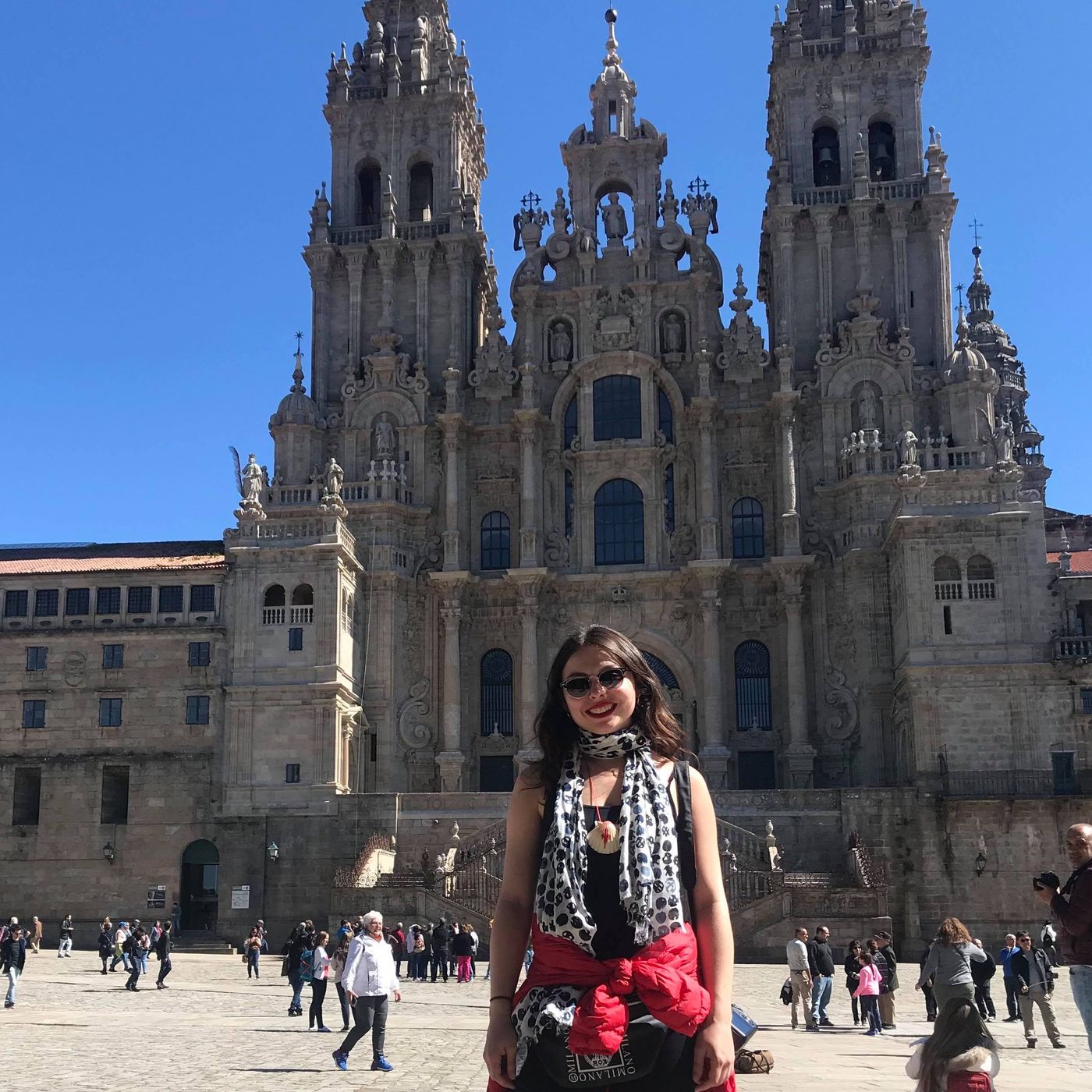 British pilgrim Sophia Smith Galer walked the Camino Ingles ~ the English Way episode artwork