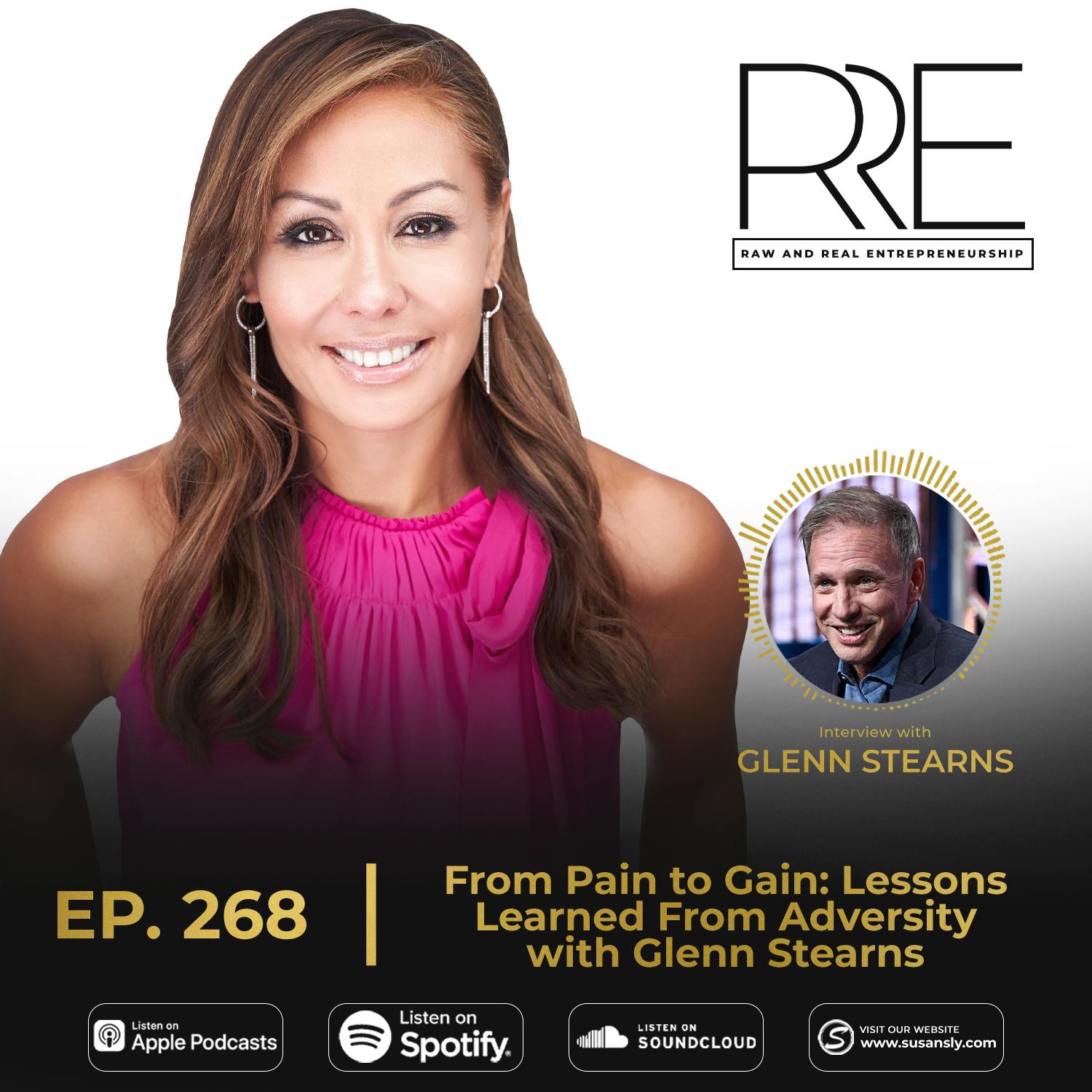 268.  Interview Glenn Stearns: From Pain to Gain: Lessons Learned From Adversity