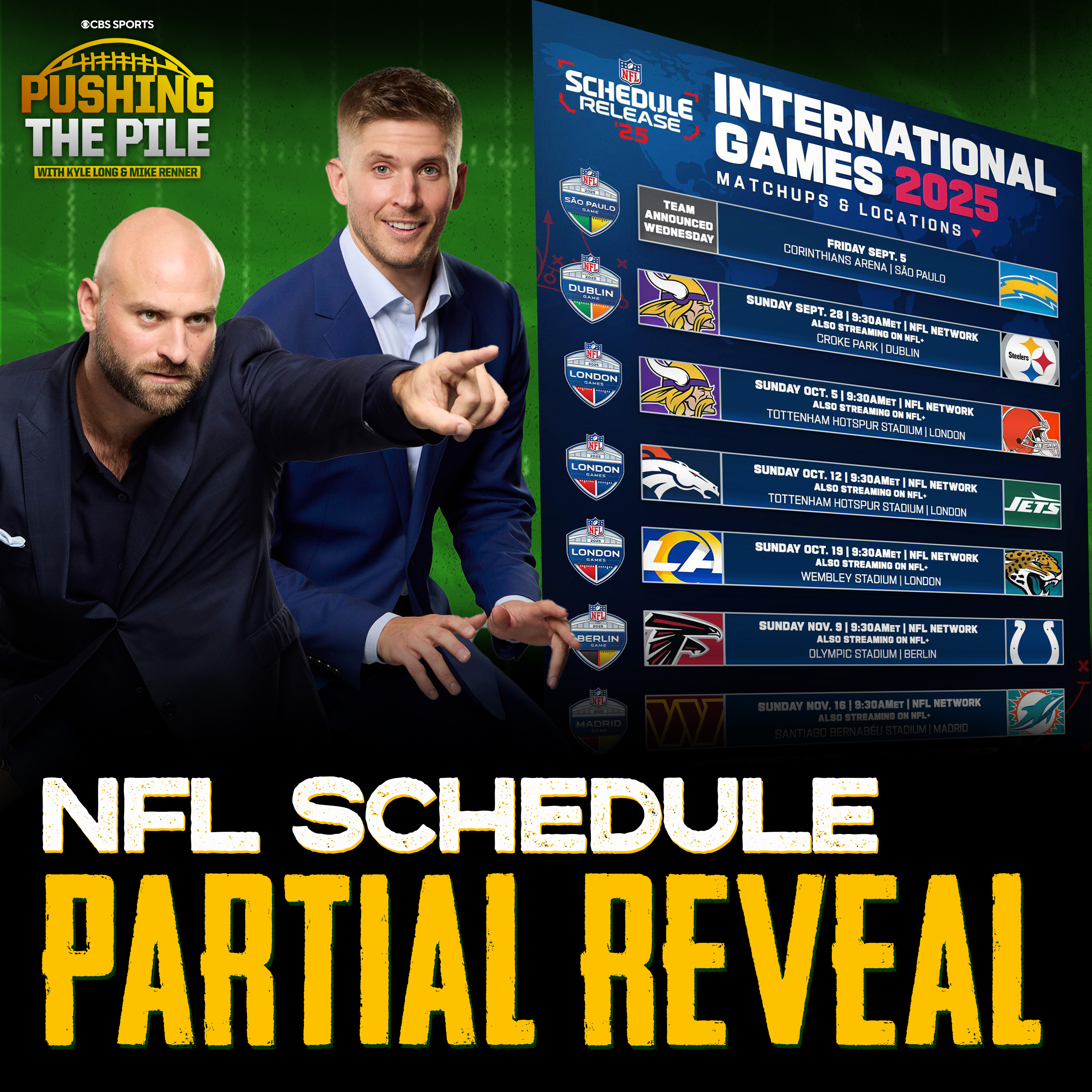 2025 NFL Schedule Release Partial Reveal Reaction | Chiefs @ Cowboys on Thanksgiving