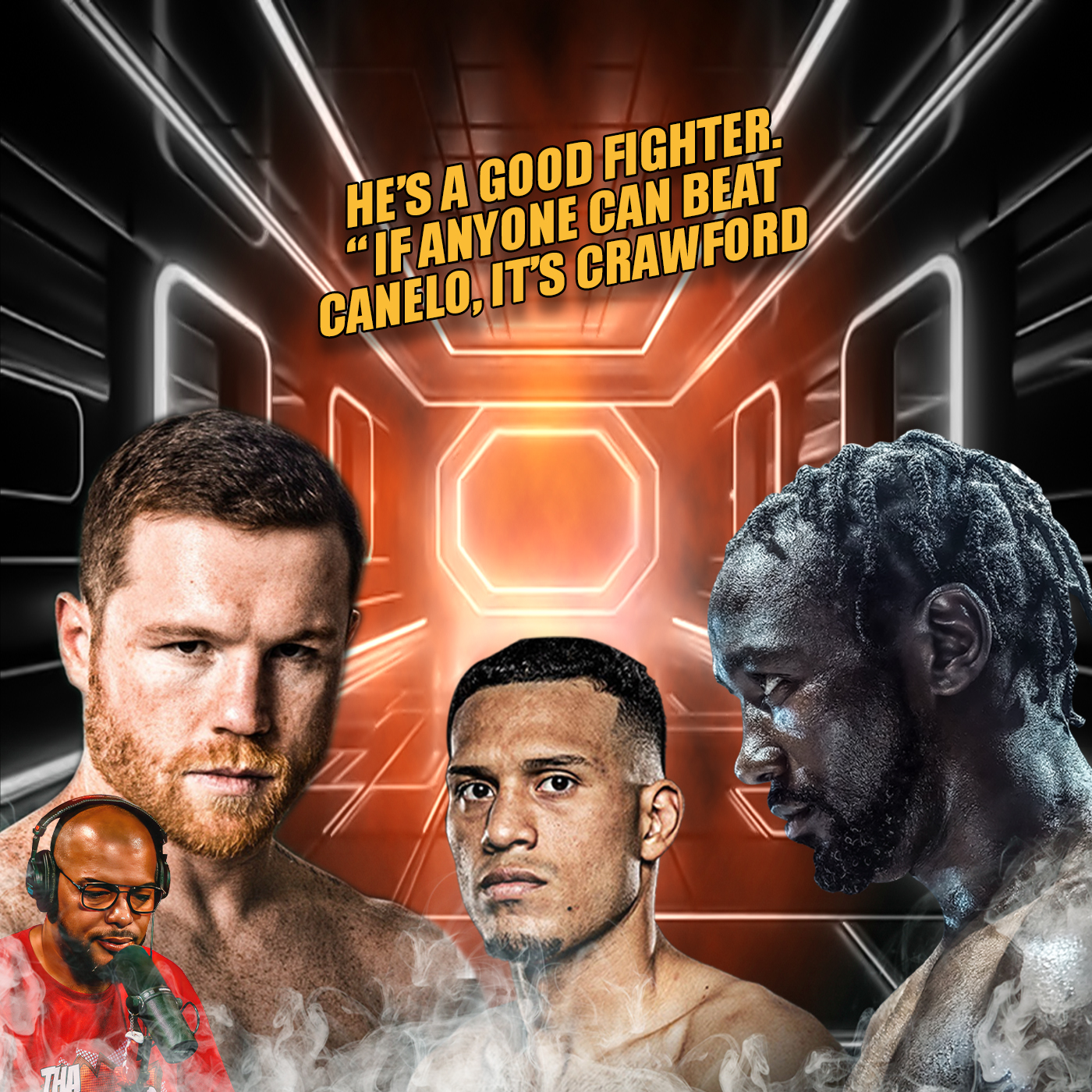 ☎️David Benavidez: “He’s a Good Fighter. “If Anyone Can Beat Canelo, It’s Crawford”👀