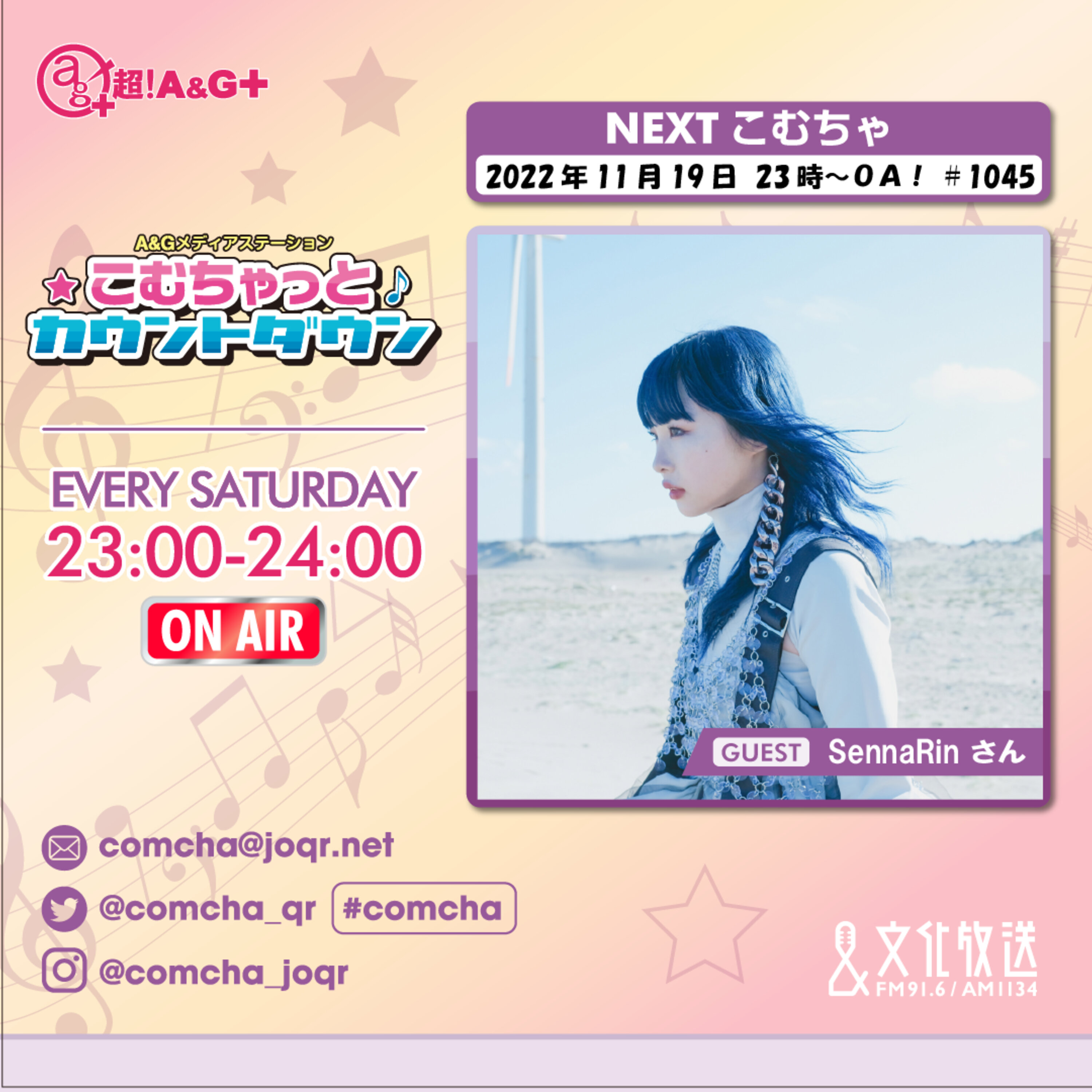 こむちゃゲスト：SennaRin（2022年11月19日OA）