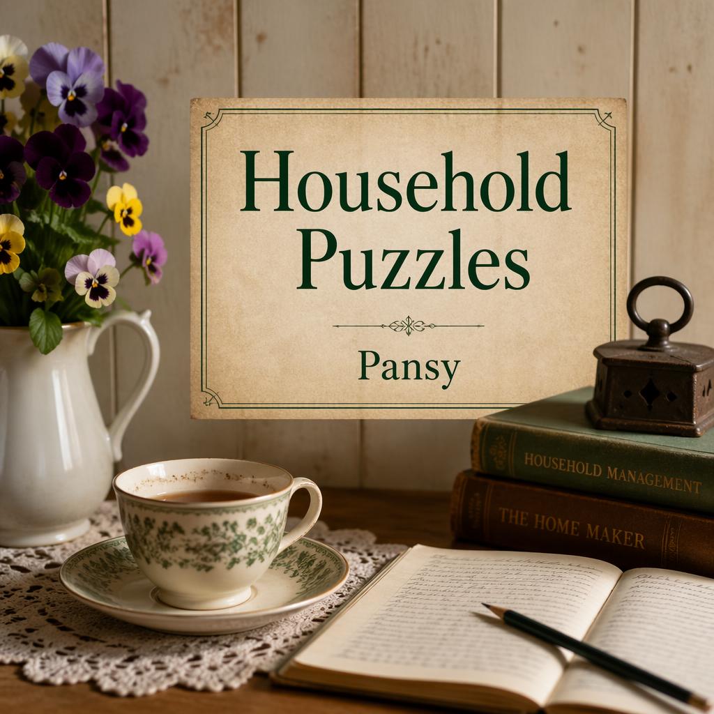 Household Puzzles by Pansy ~ Full Audiobook [drama]