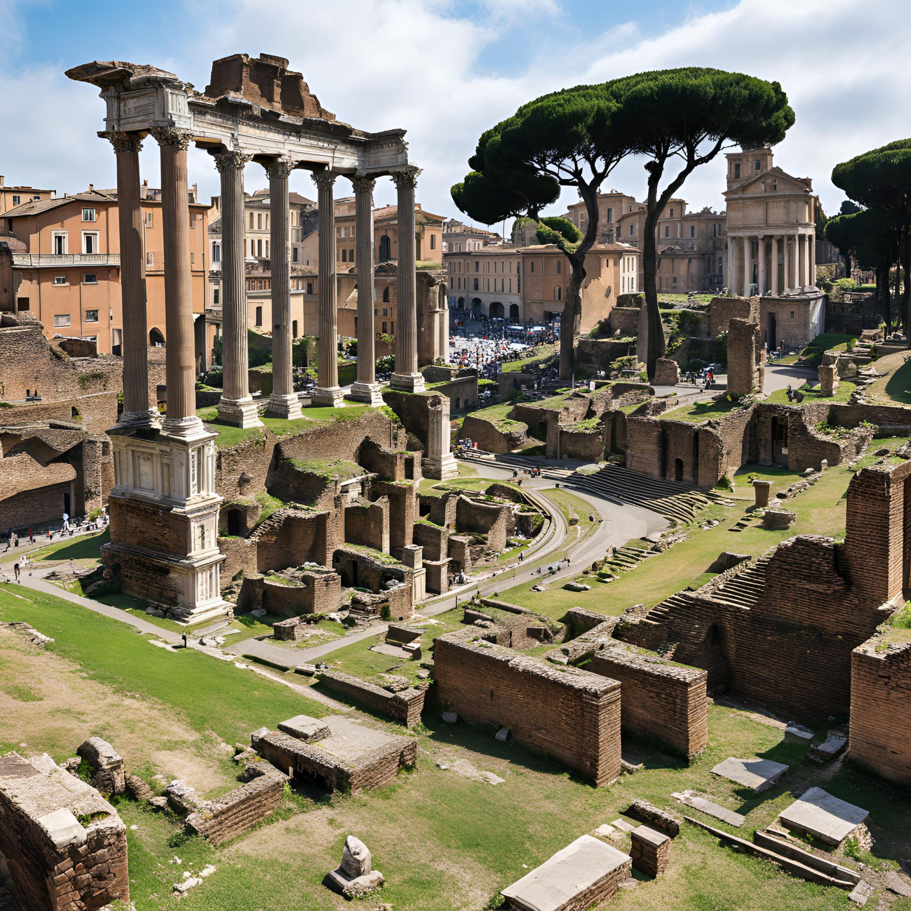 Wandering in the Ancient Ruins of Rome [Bee Breath 2]