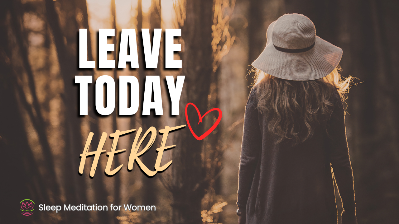 Sleep Meditation 🌙 Breathe Deeply & Let Go of the Day