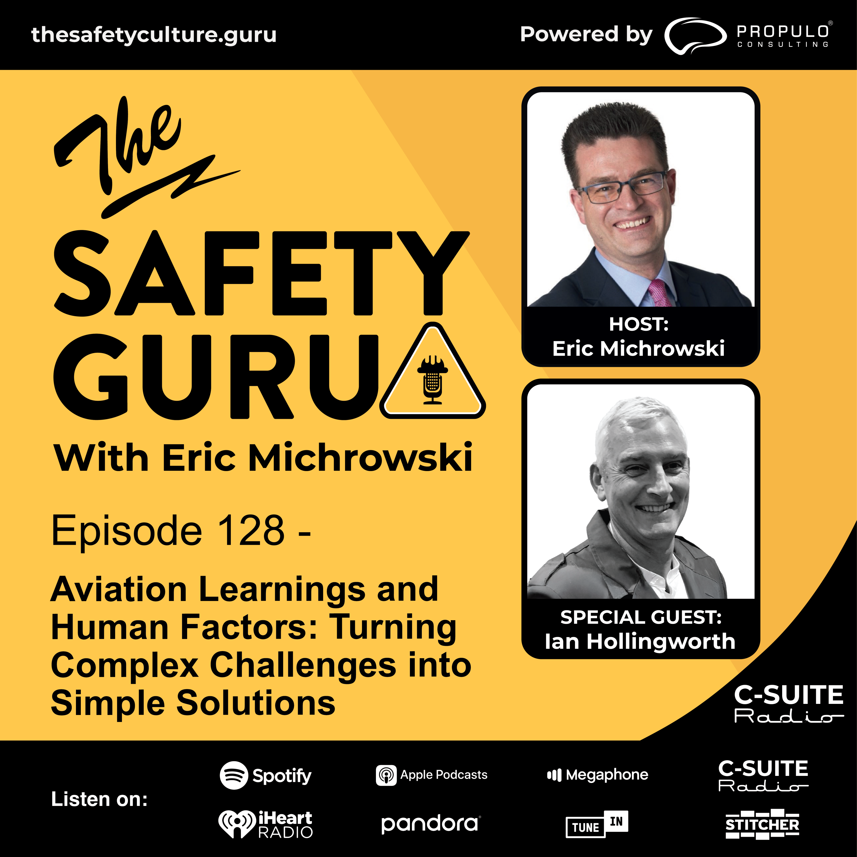 Episode 128 - Aviation Learnings and Human Factors: Turning Complex Challenges into Simple Solutions with Ian Hollingworth episode artwork
