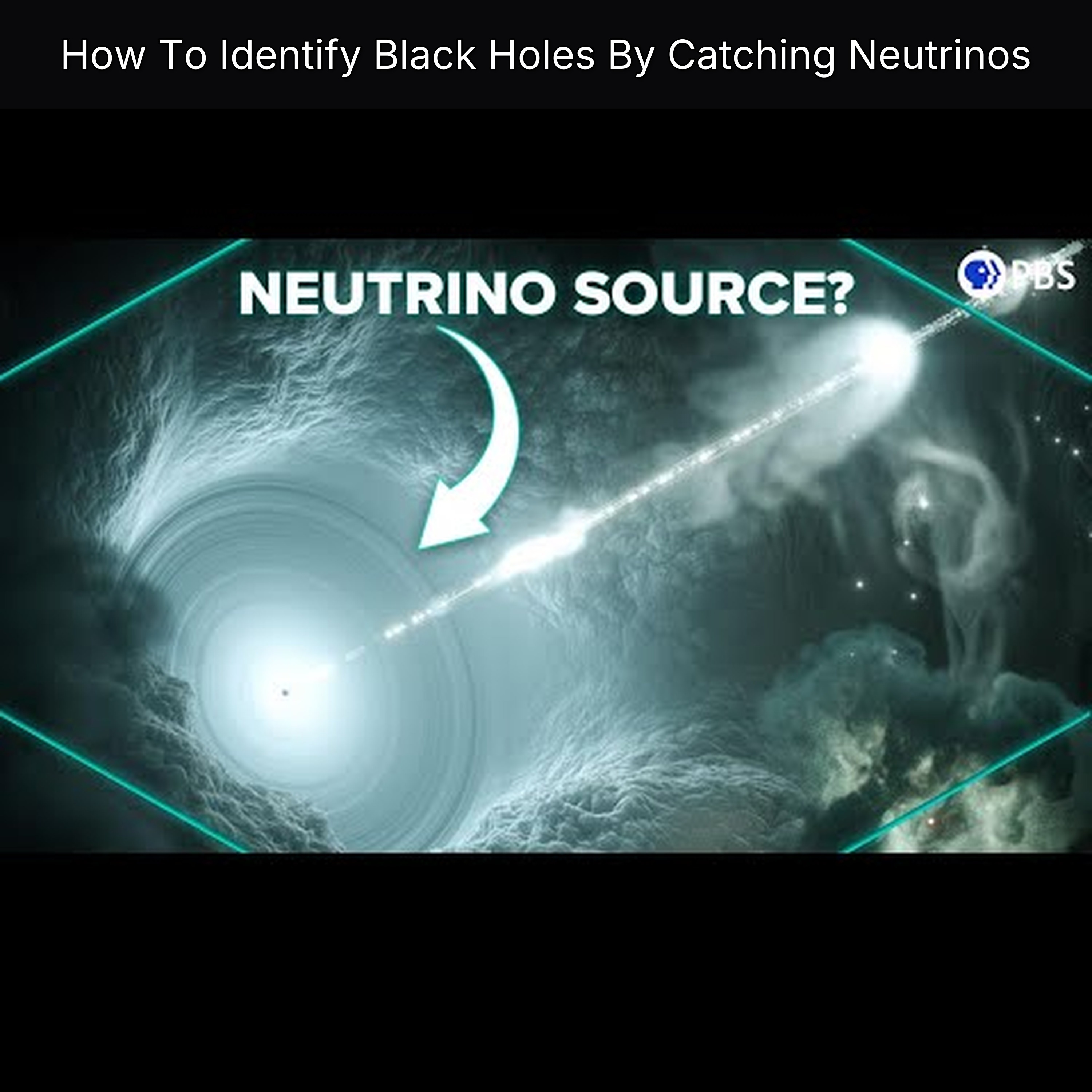 How To Identify Black Holes By Catching Neutrinos
