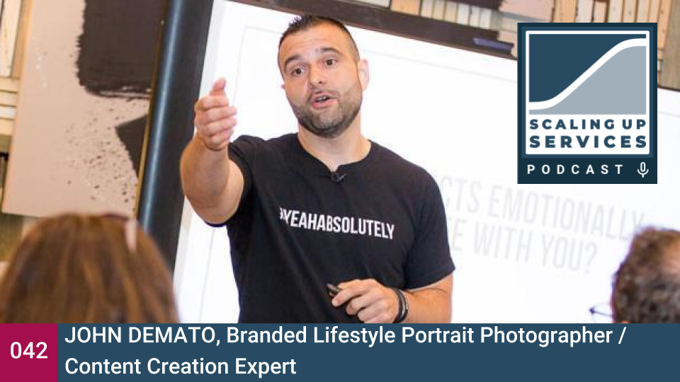 John DeMato, Branded Lifestyle Portrait Photographer / Content Creation Expert episode artwork
