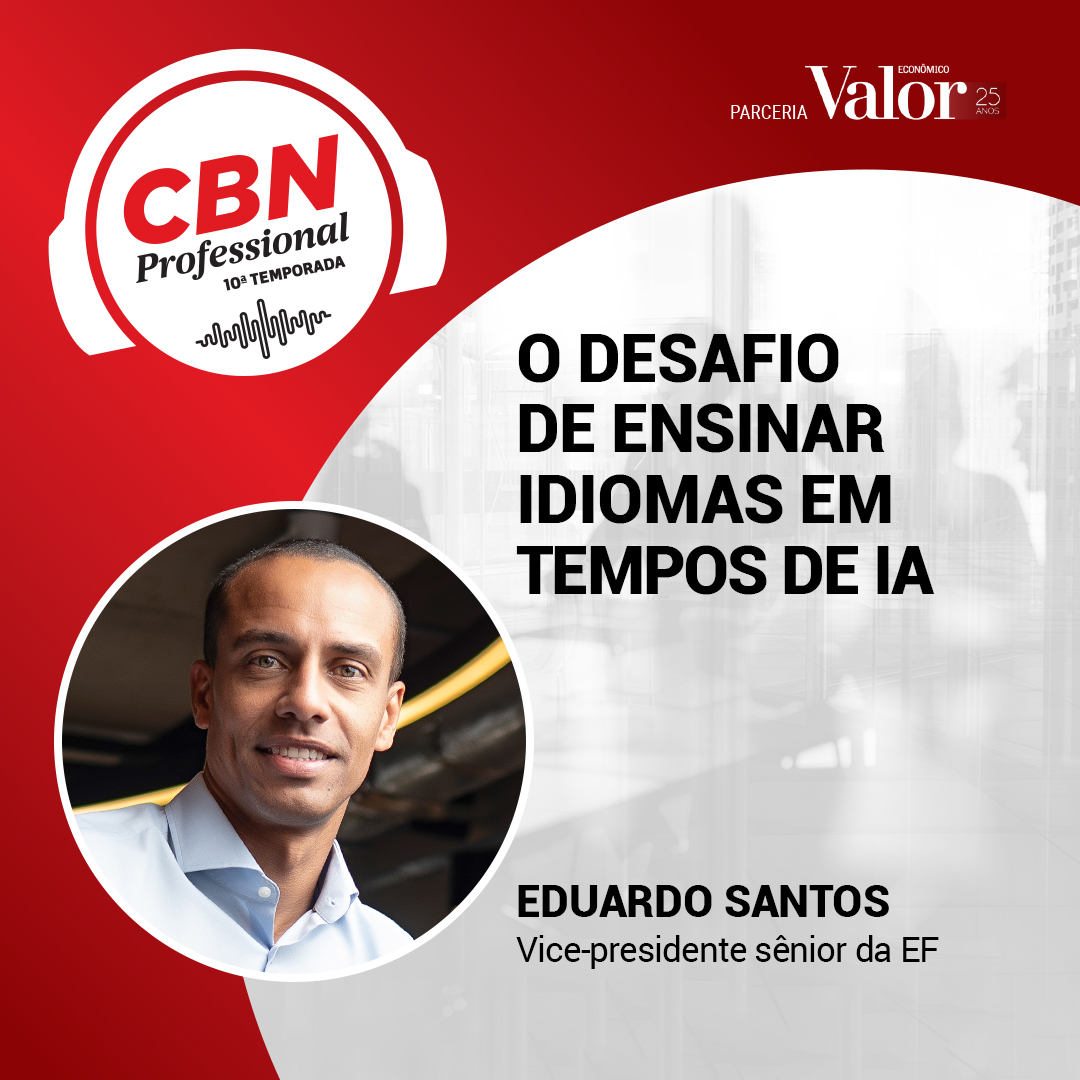 Ep 316 - Eduardo Santos, vice-presidente sênior da EF: desafios de ensinar idiomas em tempos de IA