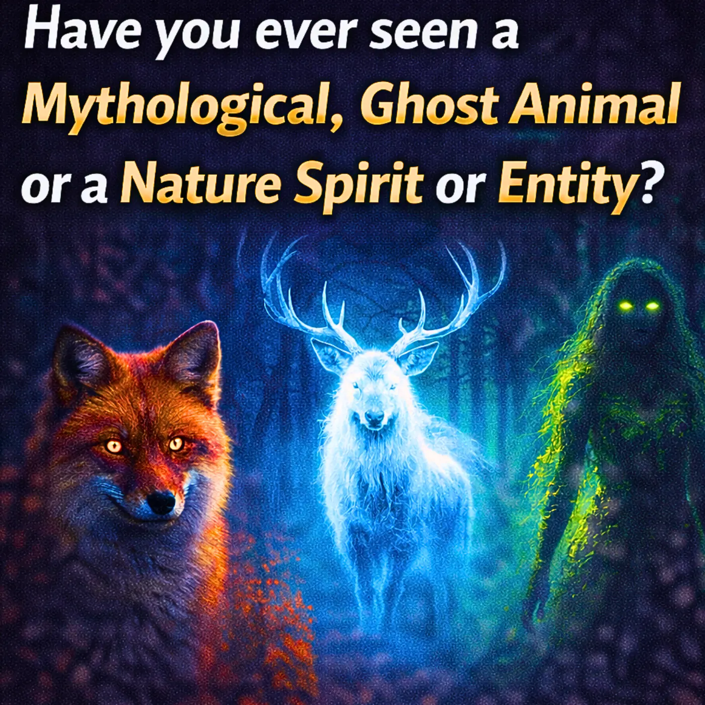 Have you ever seen a Mythological, Ghost Animal or a Nature Spirit or Entity? episode artwork