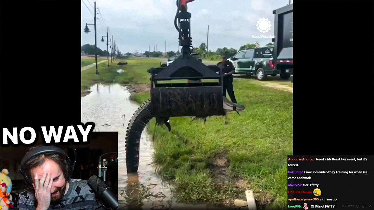 Trump tours Alligator Alcatraz | Asmongold TV