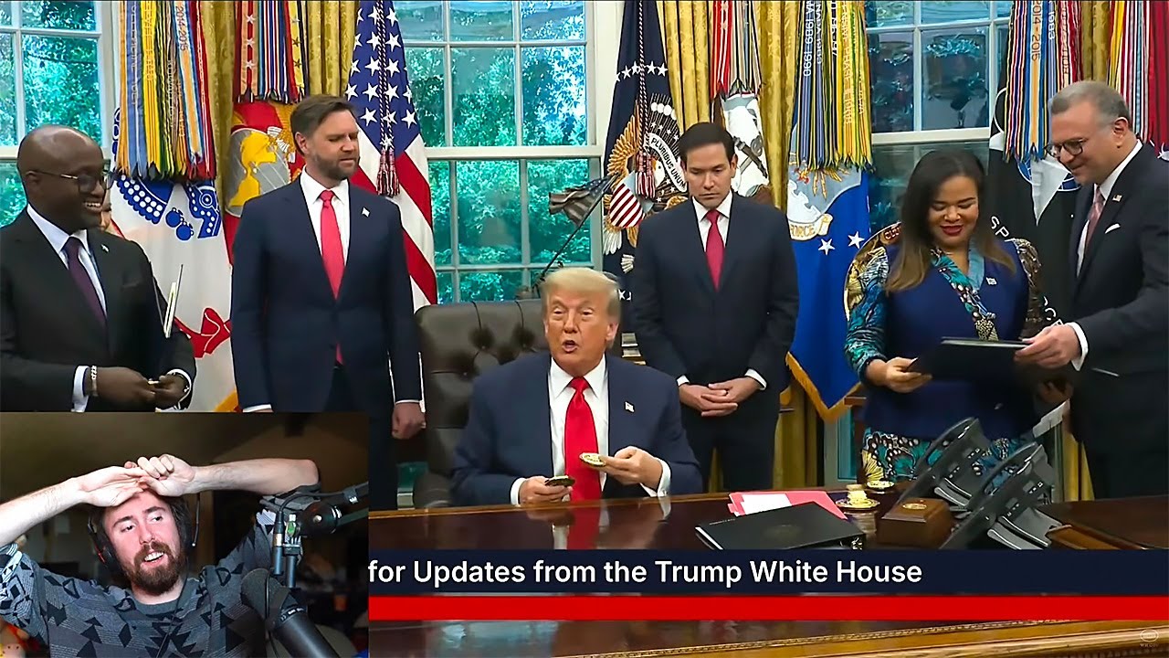 Trump ended another war.. | Asmongold TV