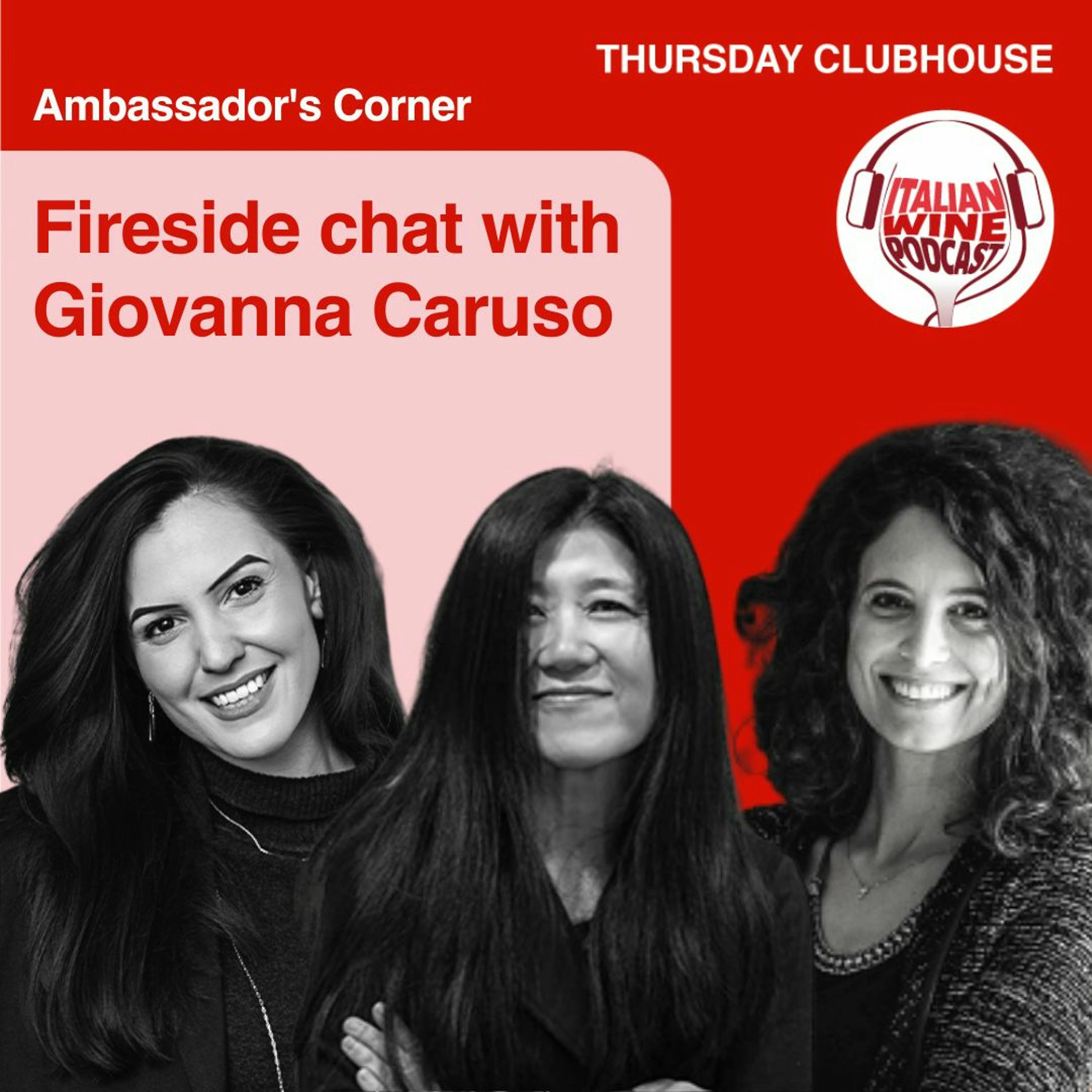Ep. 1291 Renée Sferrazza Inerviews Giovanna Caruso | Clubhouse Ambassadorìs Corner