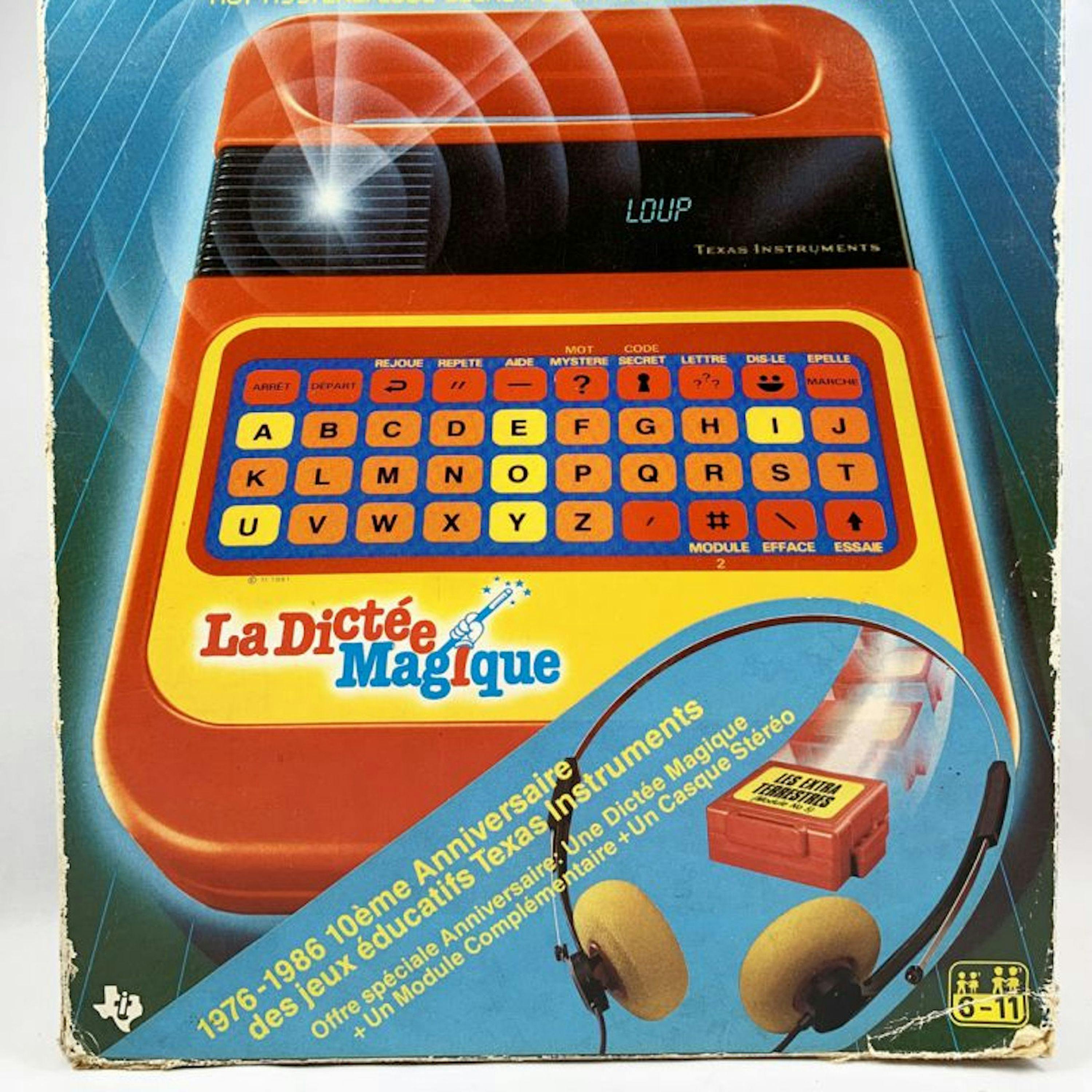La Dictée Magique Speak & Spell Texas Instruments 1981 - jouets rétro jeux  de société figurines et objets vintage