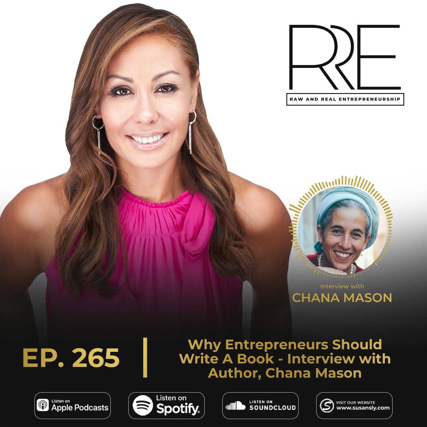 265. Why Entrepreneurs Should Write A Book - Interview with Author, Chana Mason