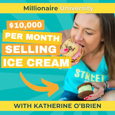 Cover art for $10,000/Month Selling Ice Cream! Growing a Mobile Dessert Business from the Ground Up With Katherine O'Brien