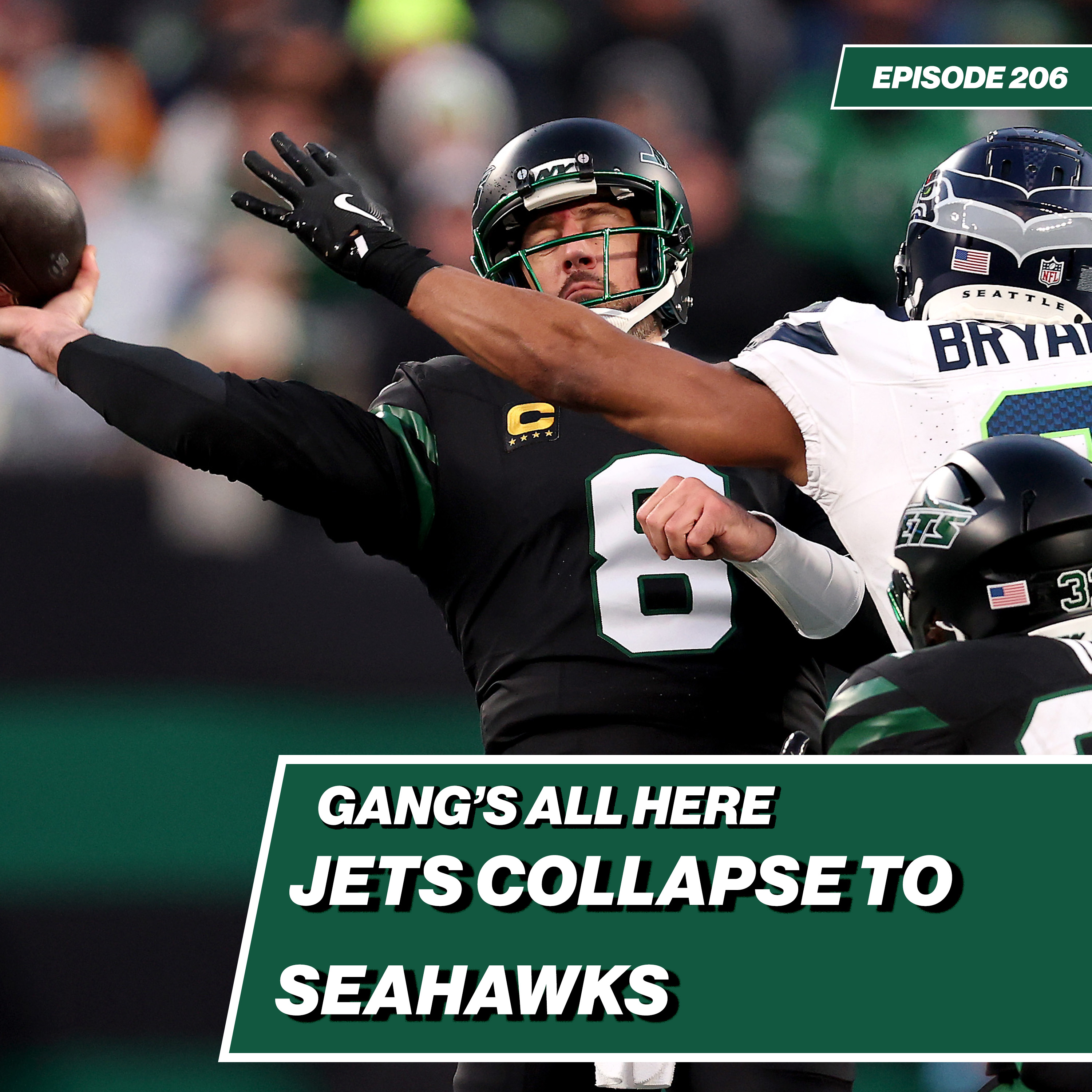 Jets collapse again for an embarrassing loss to Seahawks | Gang's All Here postgame live show episode artwork