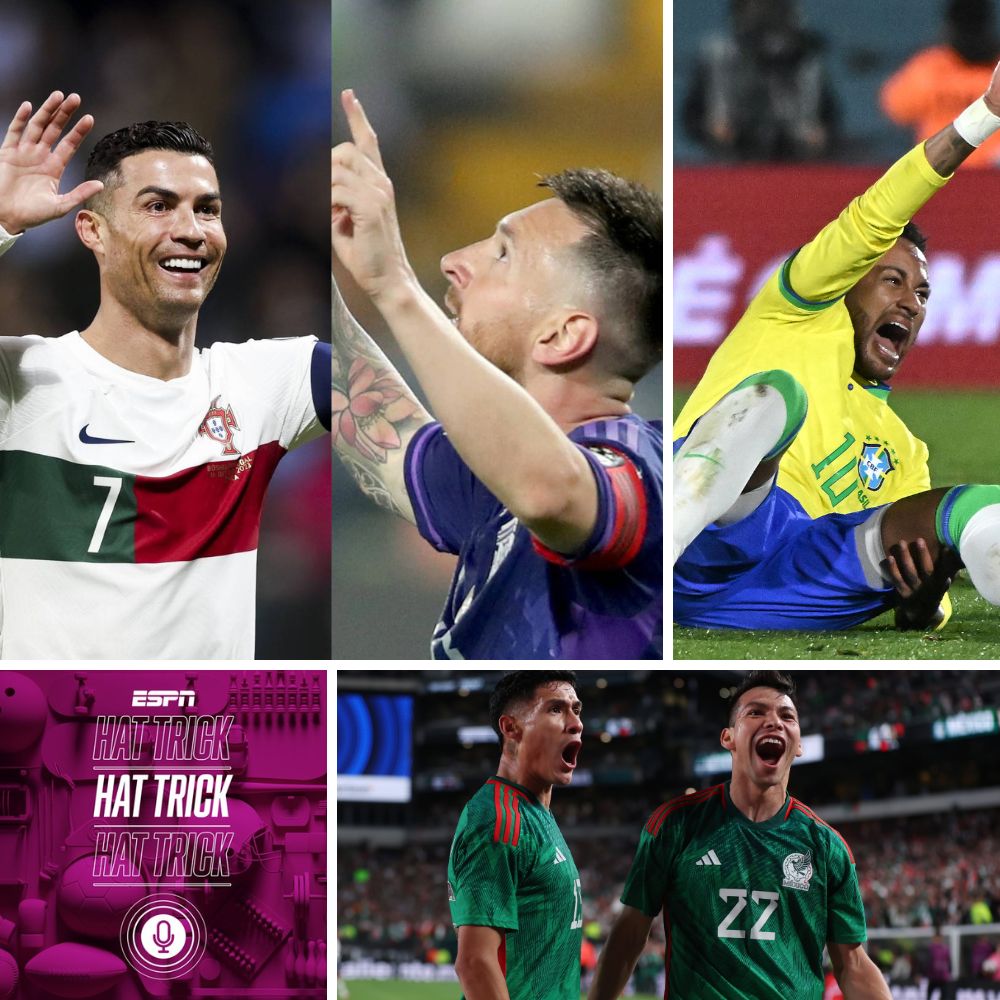 Messi y Cristiano demostrando que siguen en la élite desde su selecciones