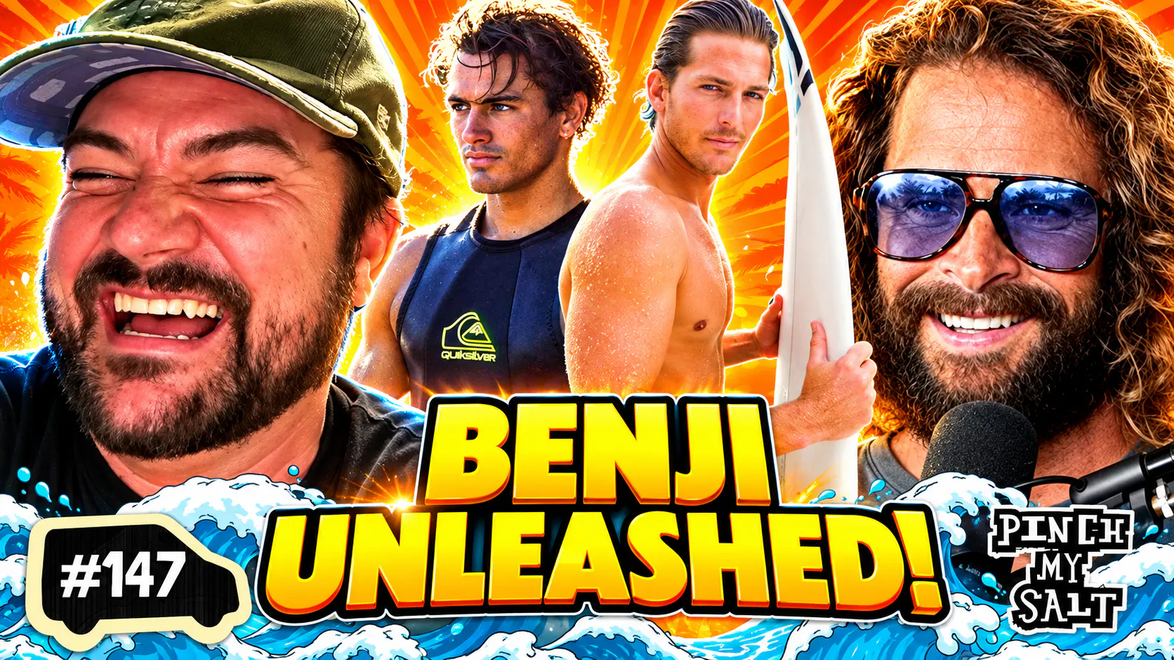 EP 147 | Benji Weatherley: The Wildest Era in Surfing History | Pinch My Salt
