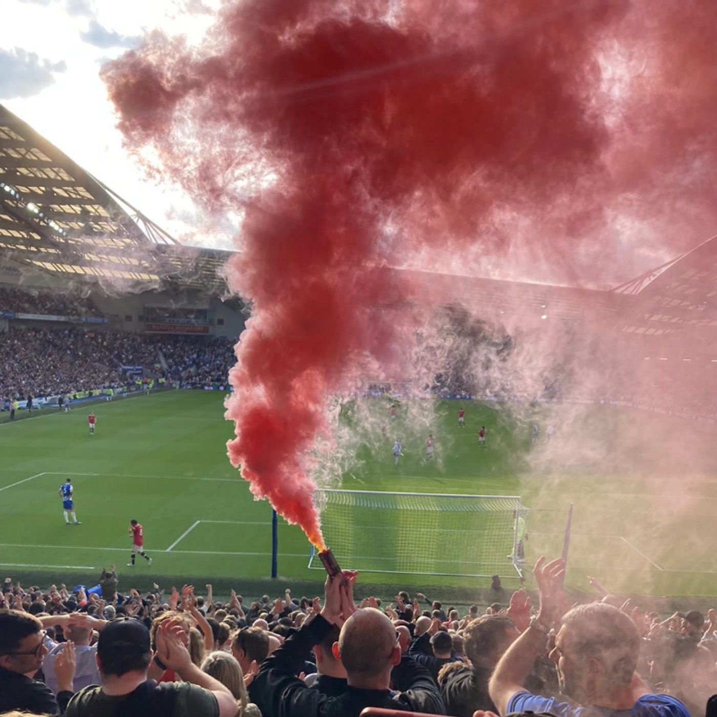 UWS podcast 527. Brighton & Hove Albion 4 Manchester United 0. From the away end.