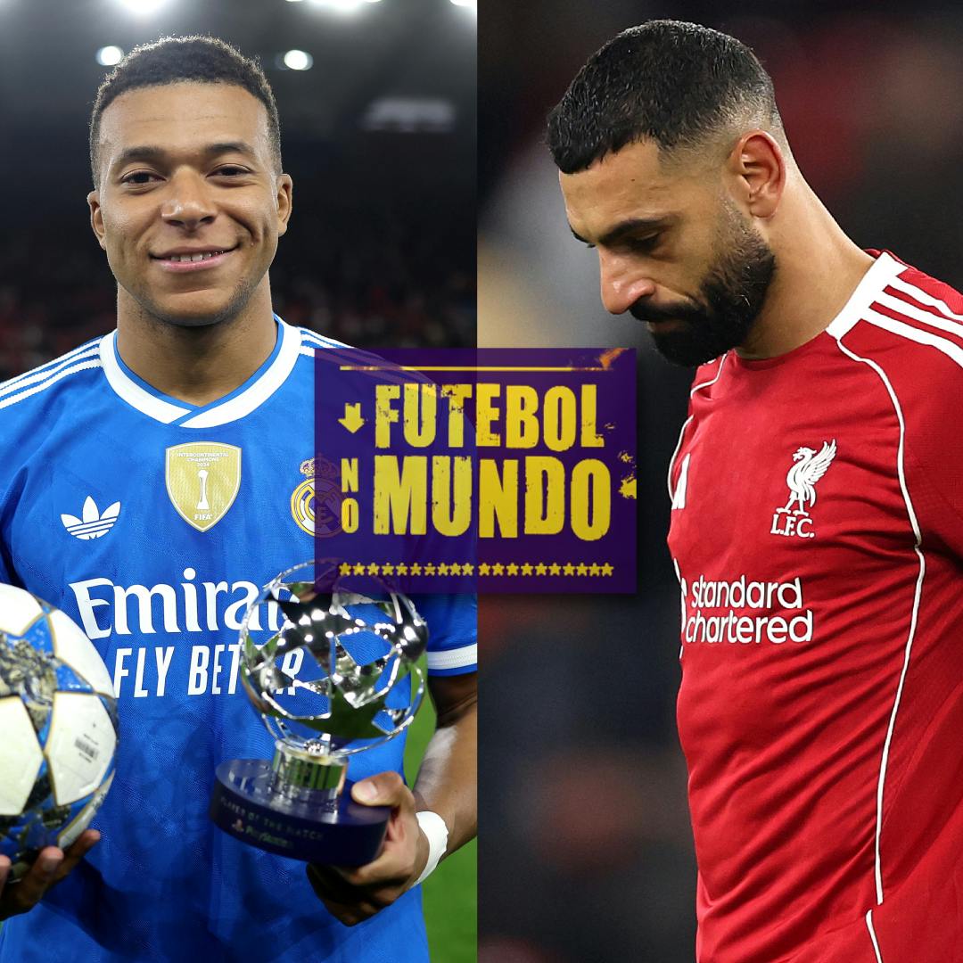 Futebol no Mundo #512: Crise do Liverpool, reação do Real Madrid, show de Estêvão na Champions Futebol no Mundo #512: Crise do Liverpool, reação do Real Madrid, show de Estêvão na Champions