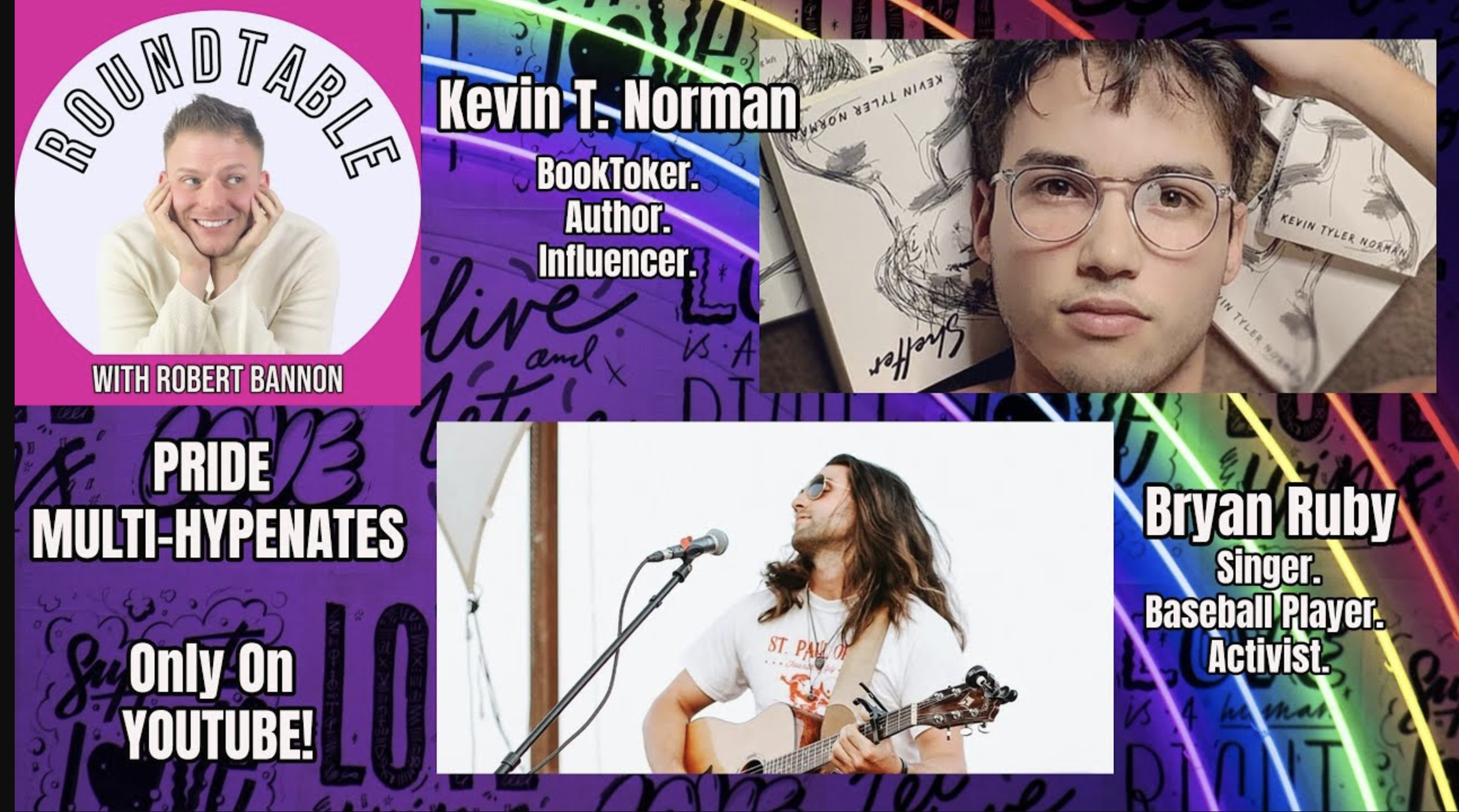Tik Tok Book Star Kevin T. Norman & Out Baseball Star & Singer Bryan Ruby!