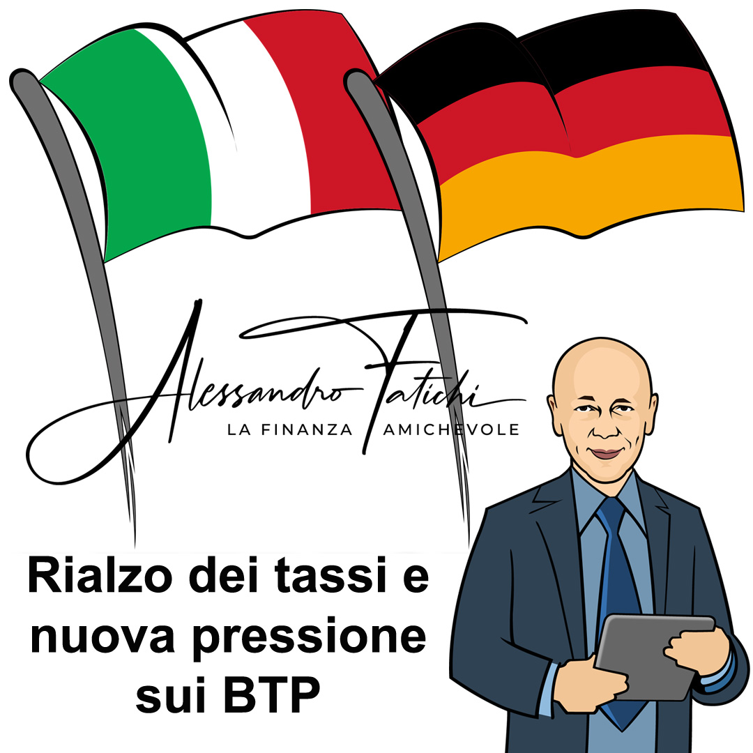 Rialzo dei tassi e nuova pressione sui BTP: le considerazioni