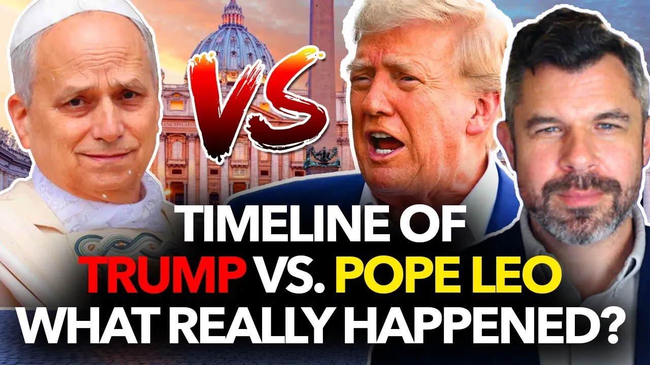 1306: TIMELINE of TRUMP vs. Pope LEO: What really happened? Dr Taylor Marshall episode artwork