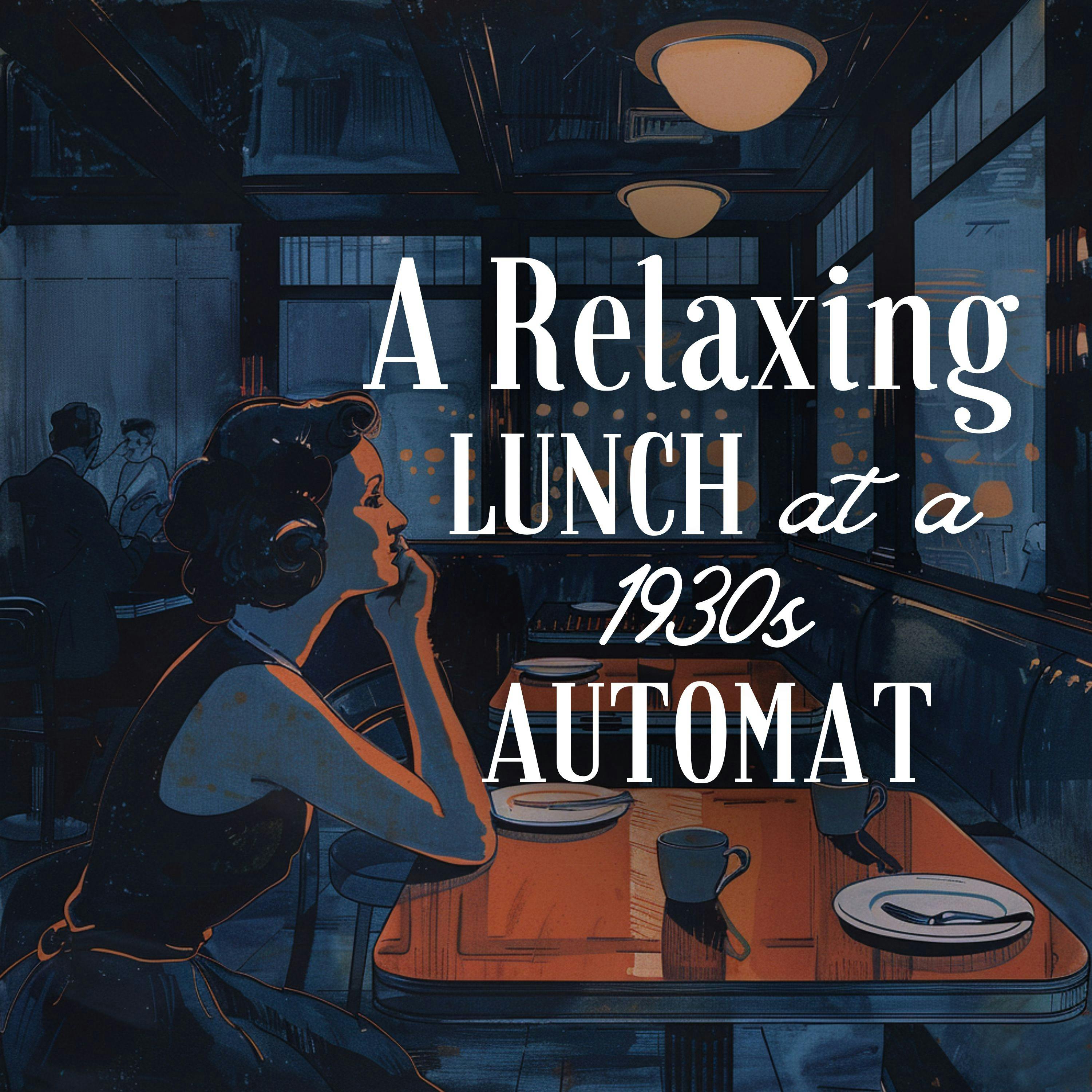 A Relaxing Lunch at a 1930s Automat