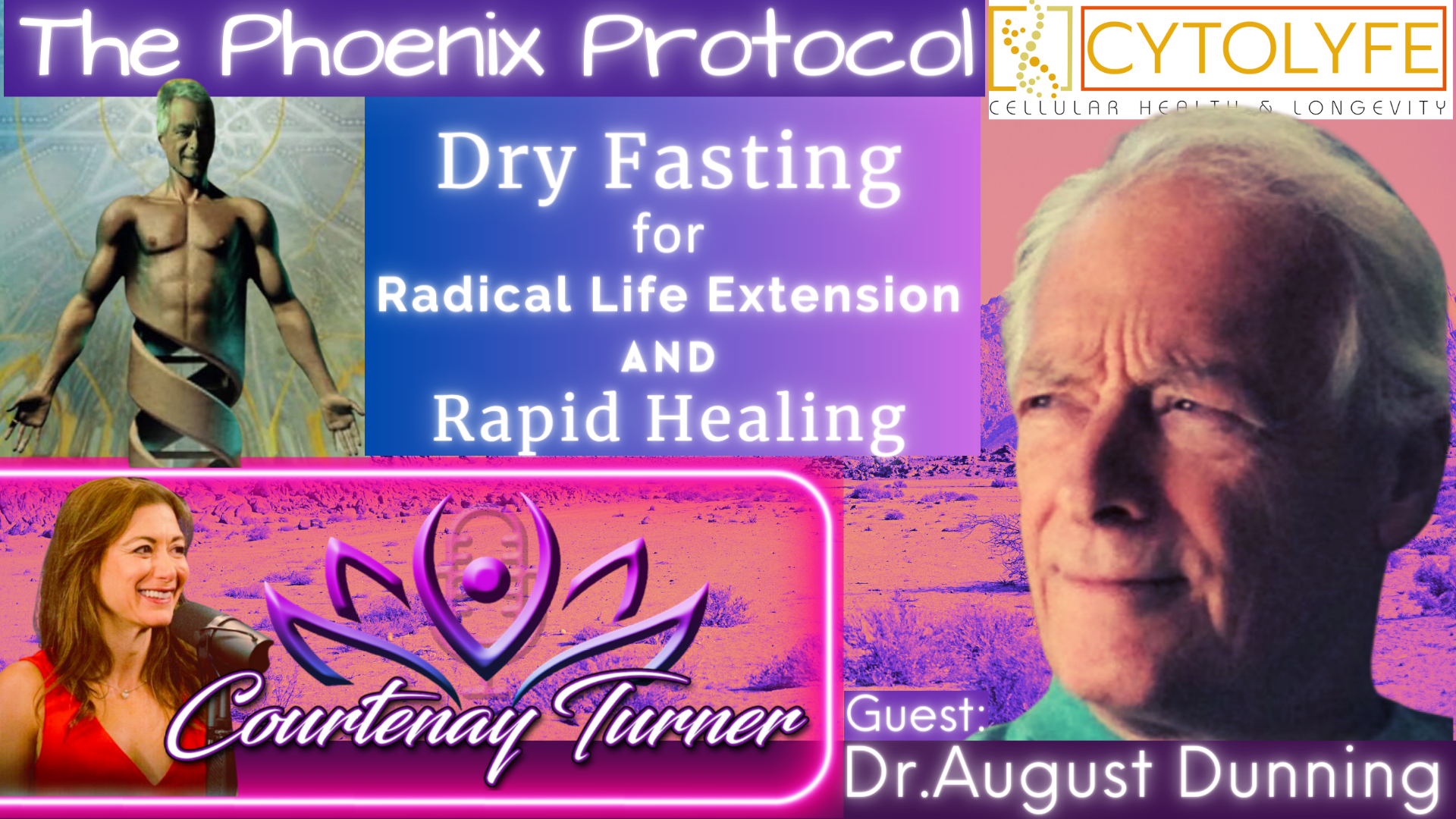 Ep.378: The Phoenix Protocol: Dry Fasting w/ Dr. August Dunning | The Courtenay Turner Podcast