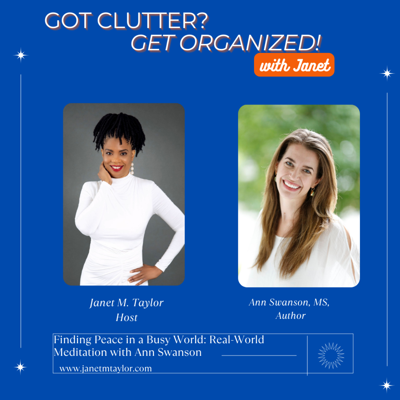 Got Clutter? Get Organized! with Janet