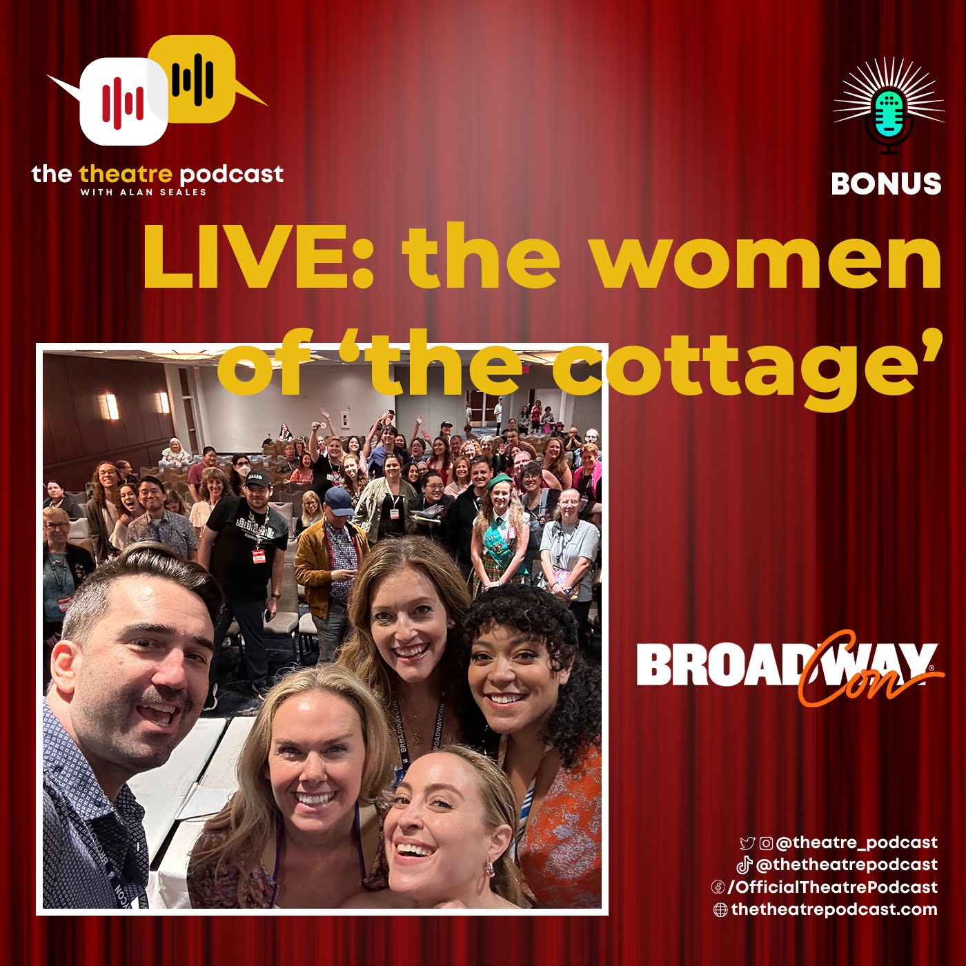 Laura Bell Bundy, Lilli Cooper, Dana Steingold and Sandy Rustin LIVE from BroadwayCon 2023 (The Women of 'The Cottage')